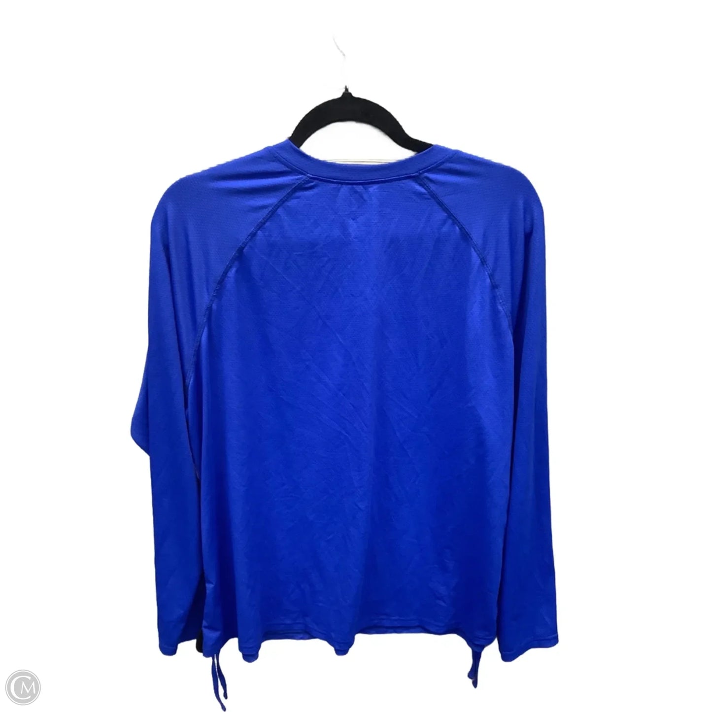 Athletic Top Long Sleeve Crewneck By Clothes Mentor In Blue, Size: 2x