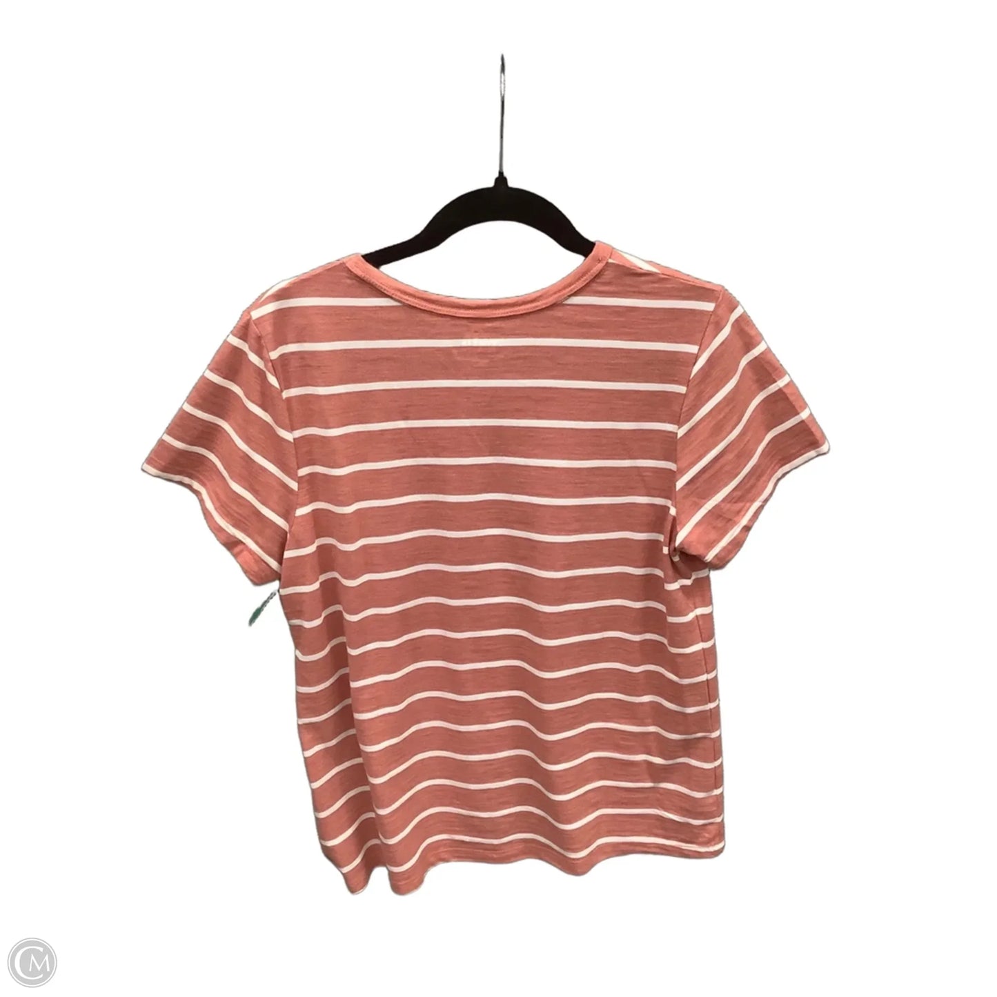 Top Short Sleeve By Time And Tru In Coral, Size: L