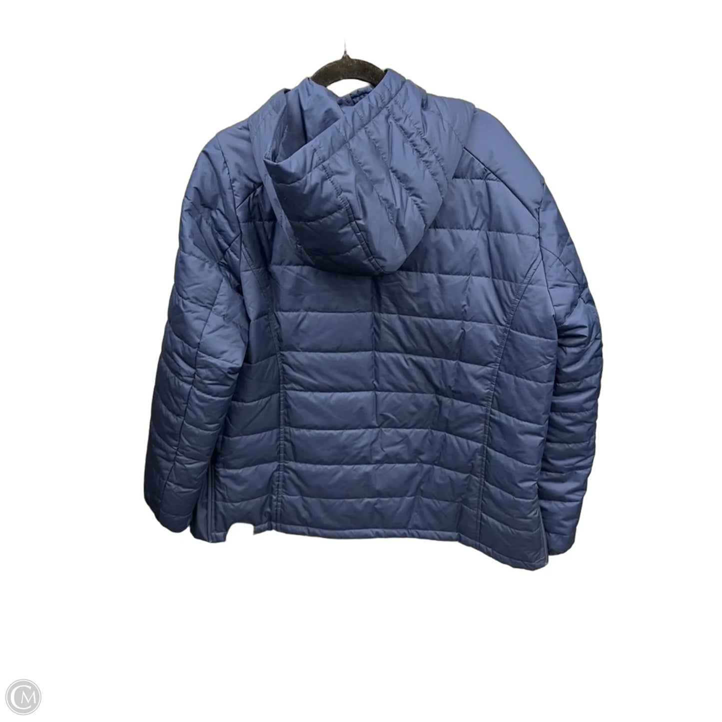 Coat Puffer & Quilted By Lands End In Blue, Size: L