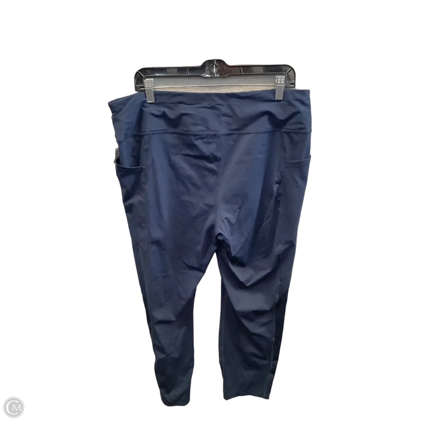 Athletic Leggings By Avia In Navy, Size: 3x