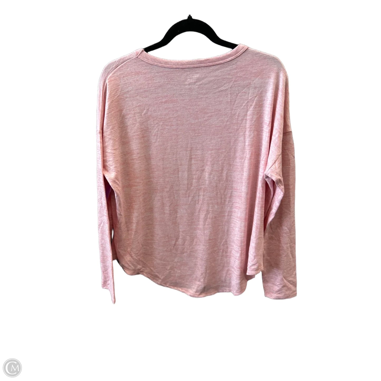 Top Long Sleeve By Time And Tru In Pink, Size: M