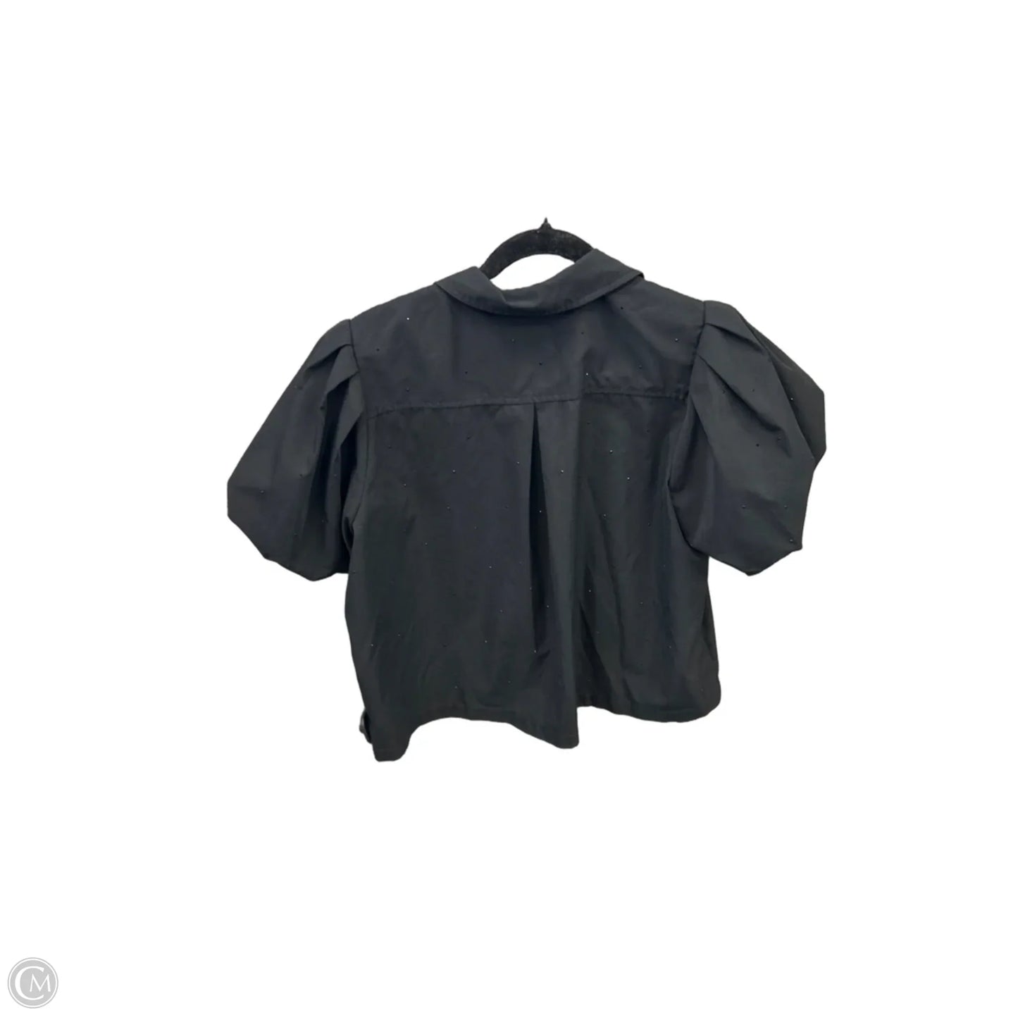 Top Short Sleeve By Modern Works In Black, Size: M