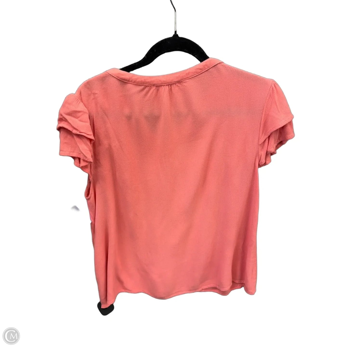 Top Short Sleeve By L Love In Pink, Size: L