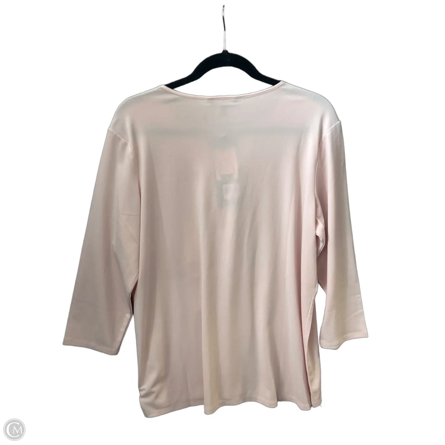 Top Long Sleeve By Banana Republic In Pink, Size: L