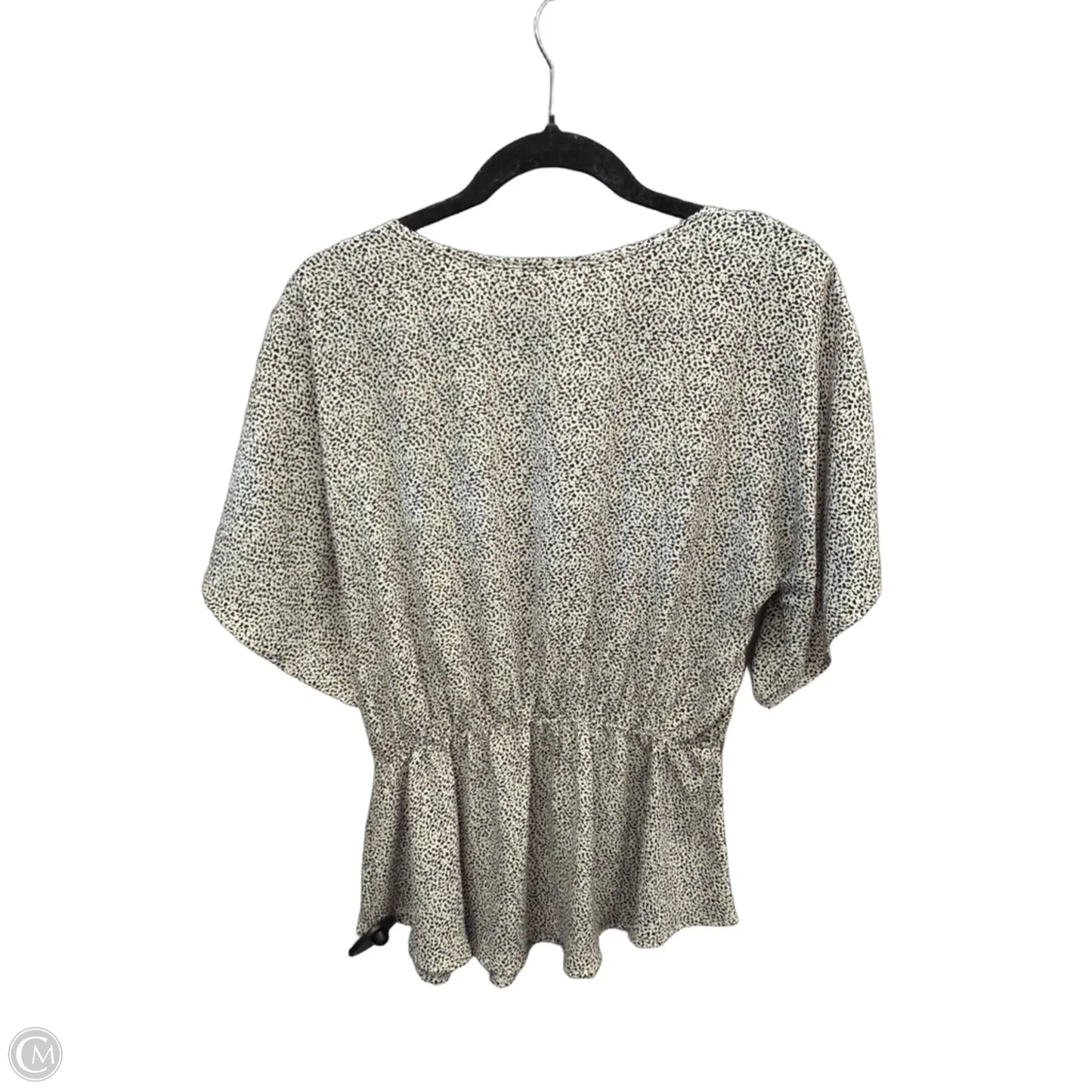 Top Short Sleeve By Sienna Sky In Animal Print, Size: L