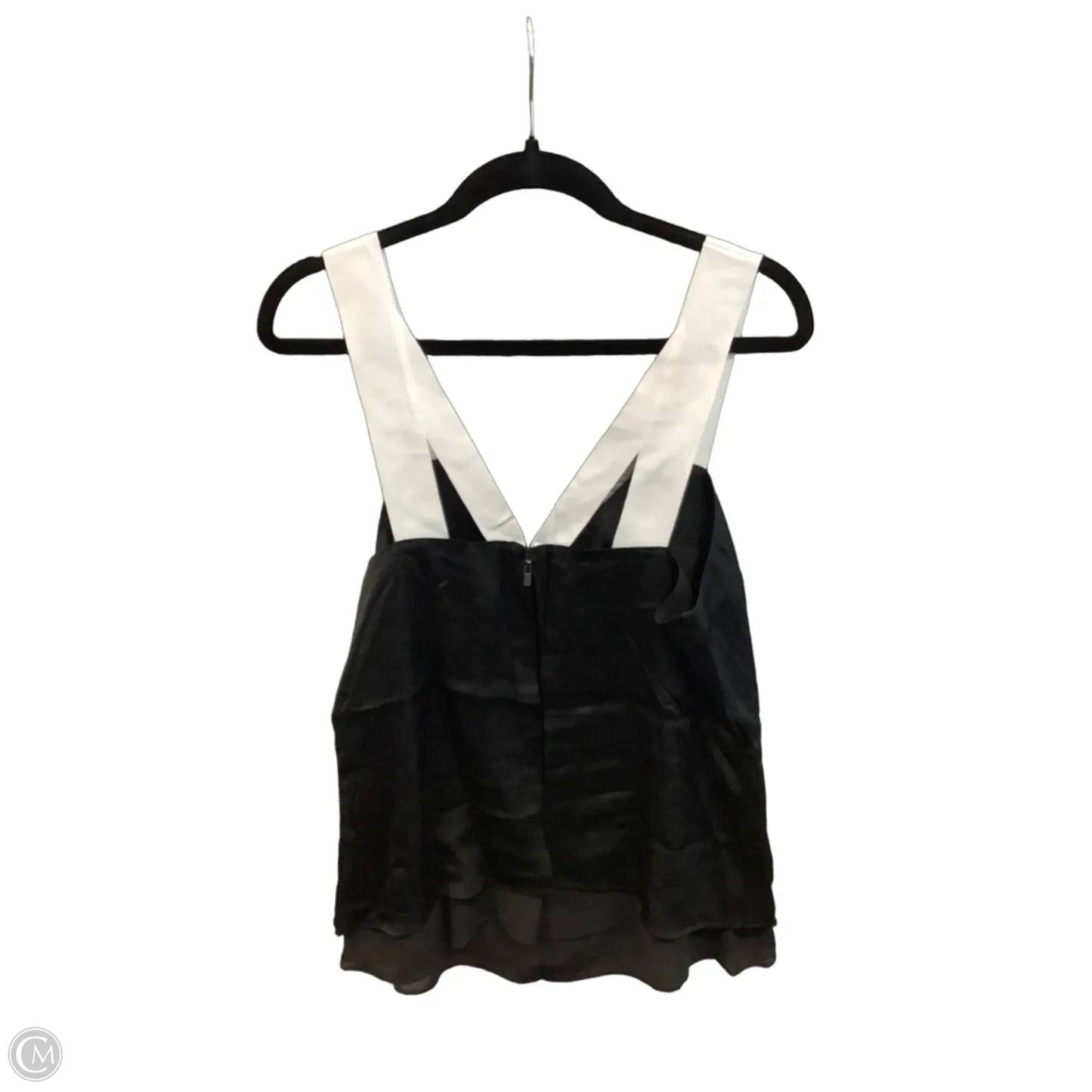 Top Sleeveless By Banana Republic In Black, Size: M