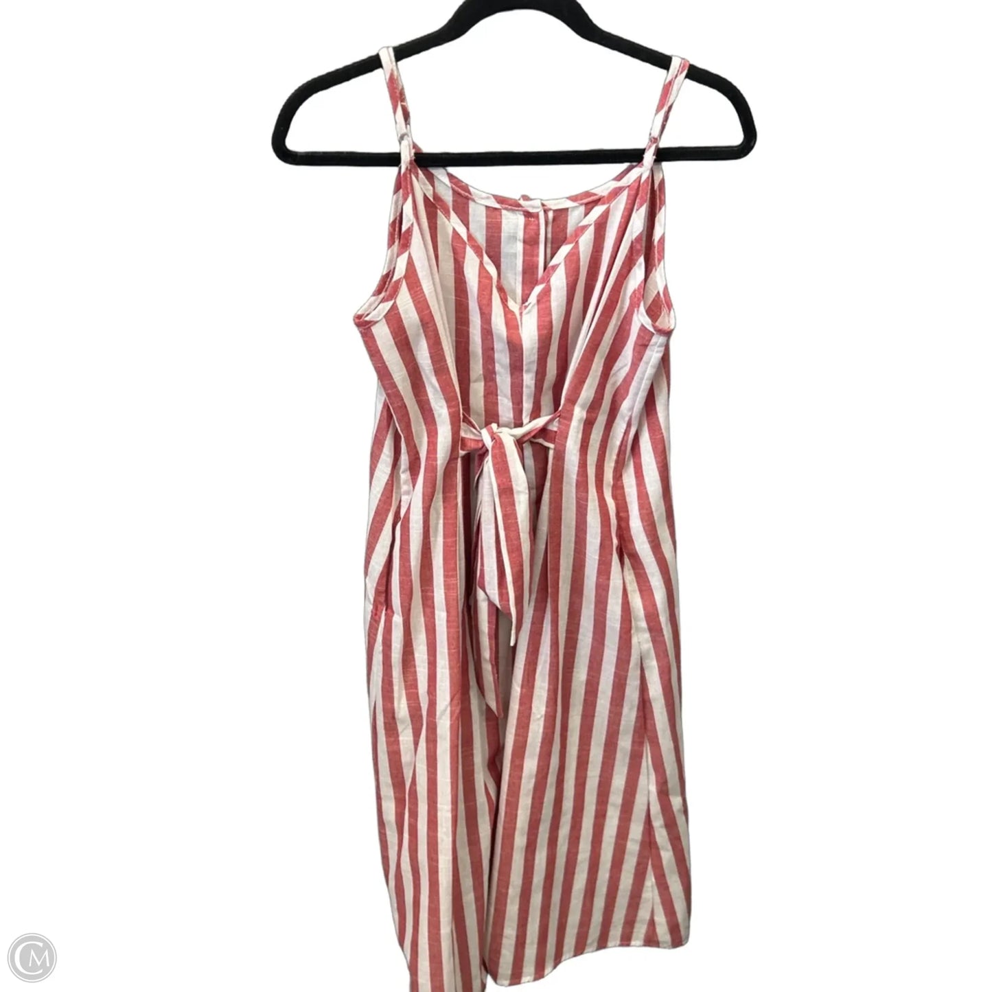 Dress Casual Midi By Cmf In Striped Pattern, Size: S