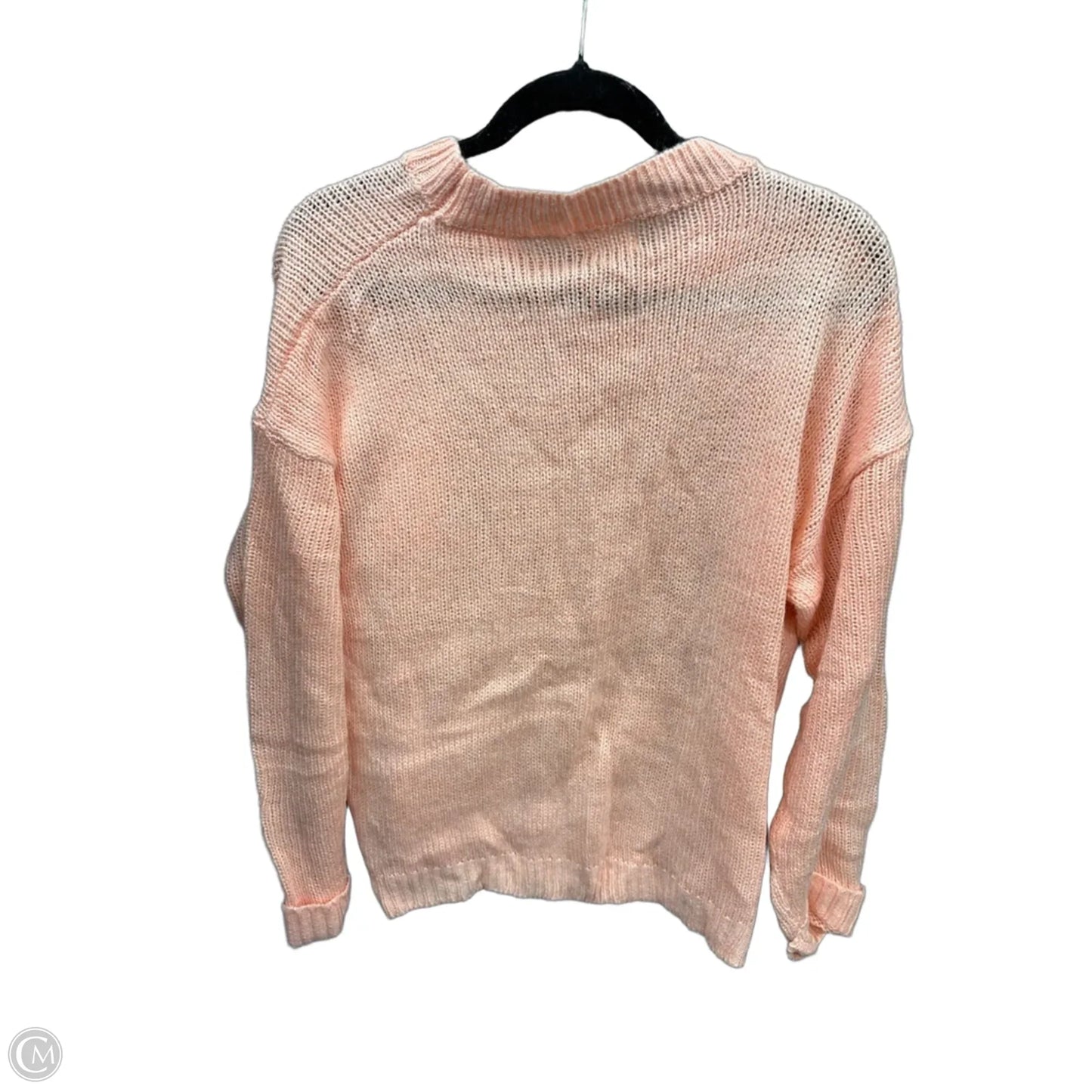 Sweater By Pulse In Pink, Size: Xs