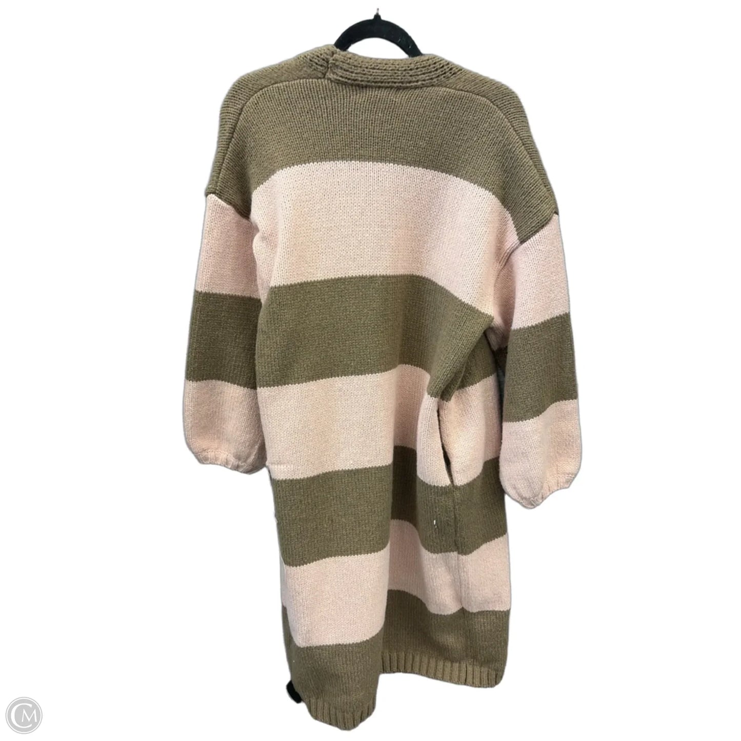 Sweater Cardigan By Promesa In Brown & Pink, Size: S