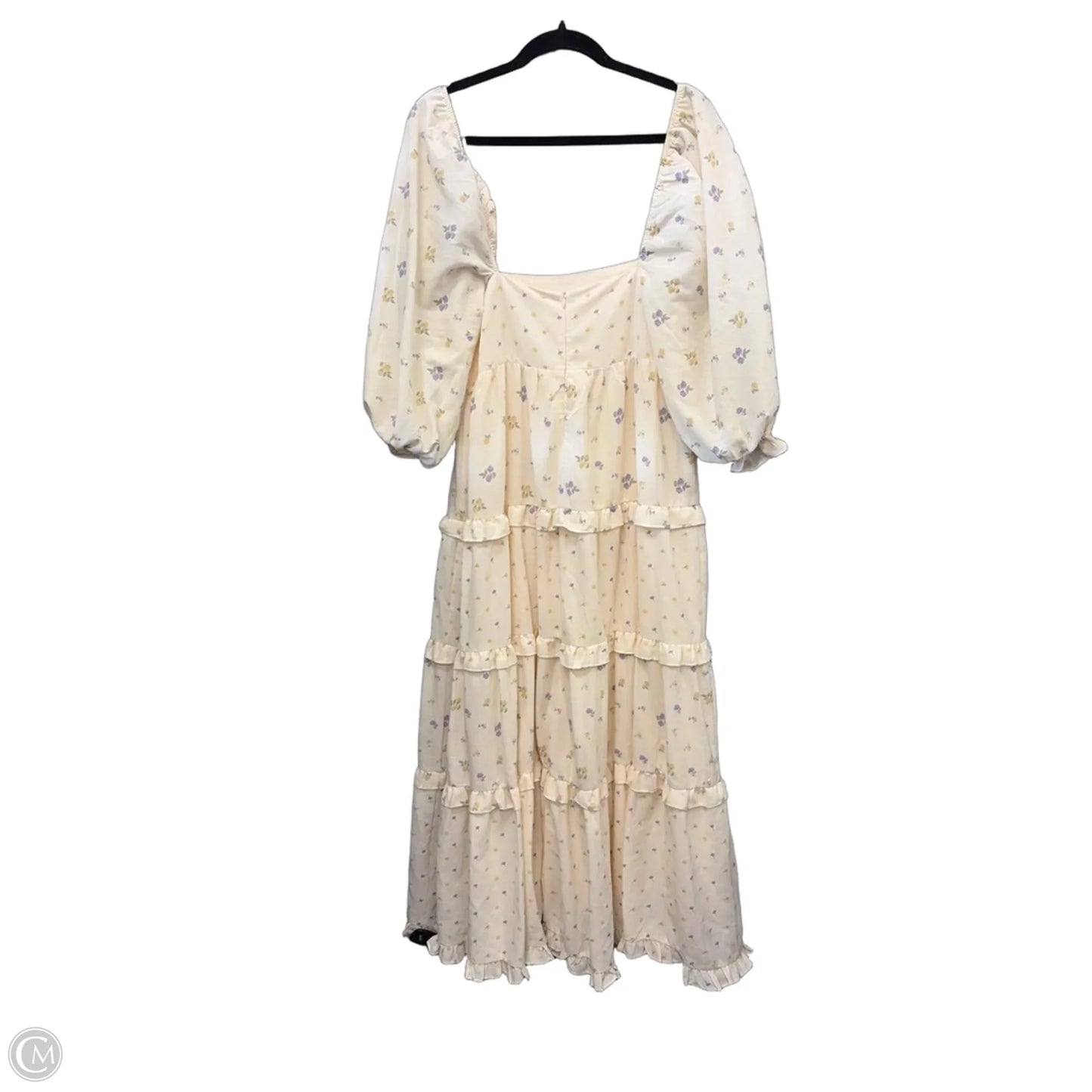 Dress Casual Maxi By Clothes Mentor In Cream, Size: M