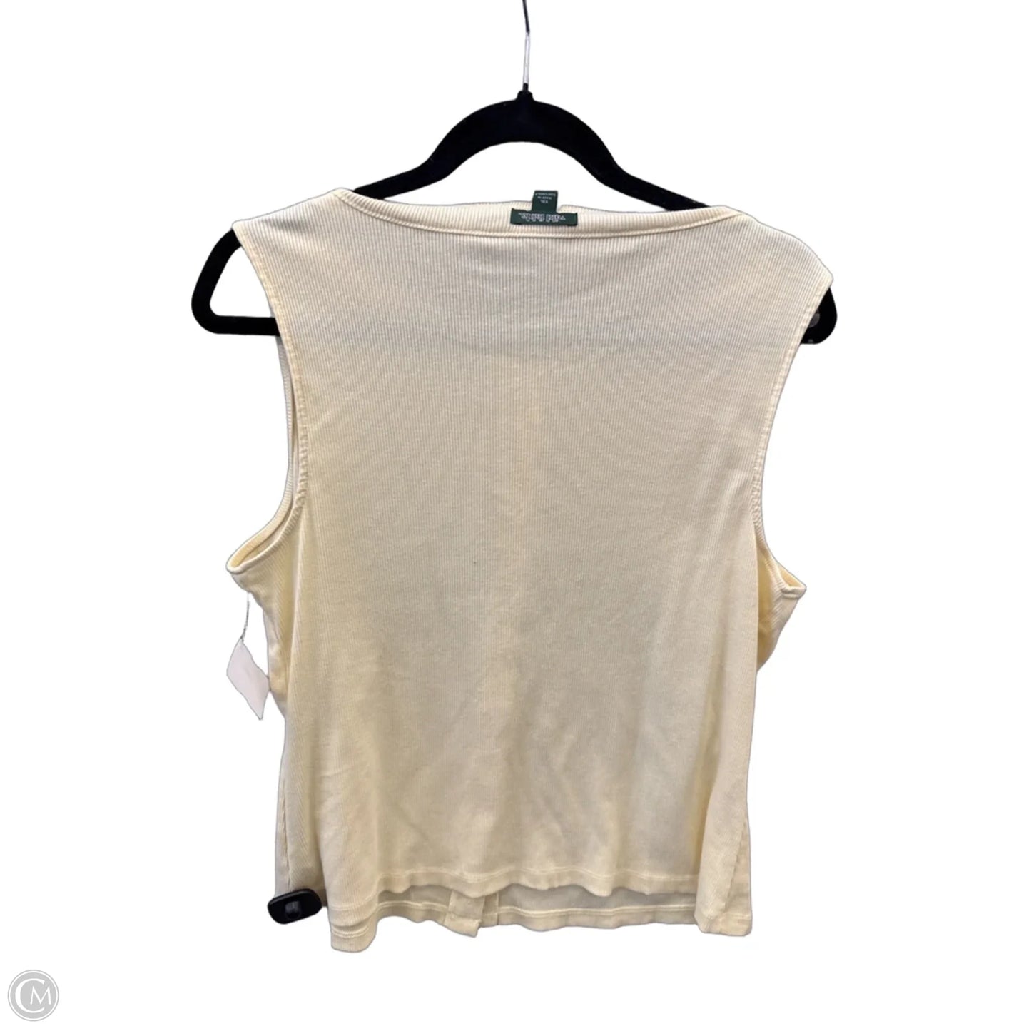 Top Sleeveless By A New Day In Yellow, Size: Xxl