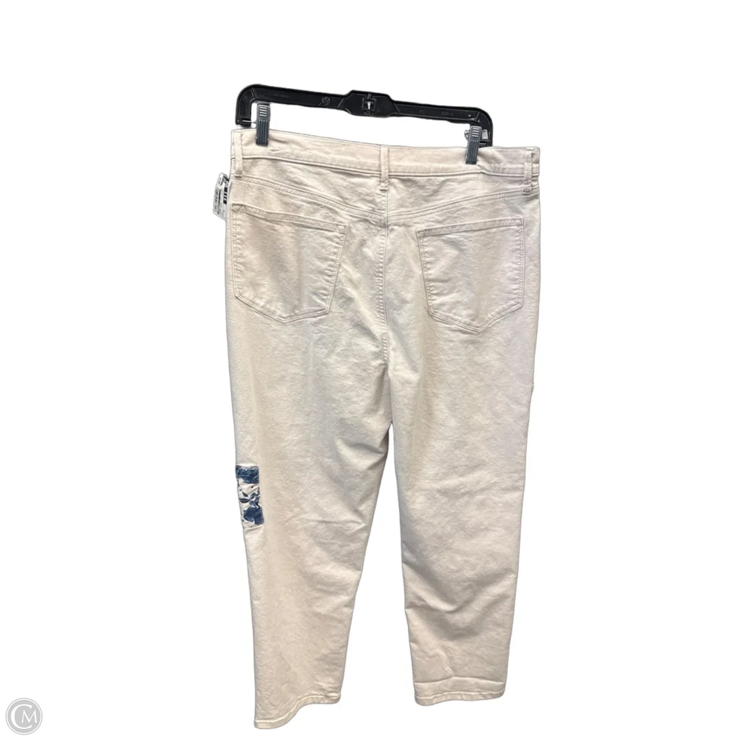 Jeans Boot Cut By Sonoma In Cream Denim, Size: 14