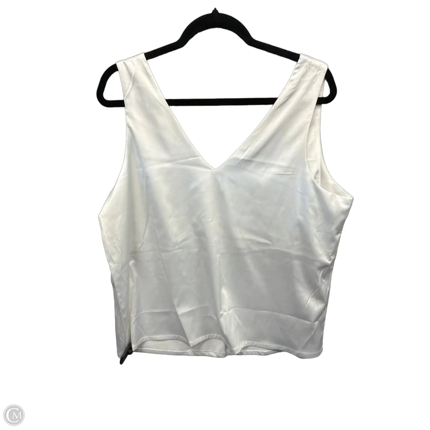 Top Sleeveless By Clothes Mentor In Ivory, Size: Xl