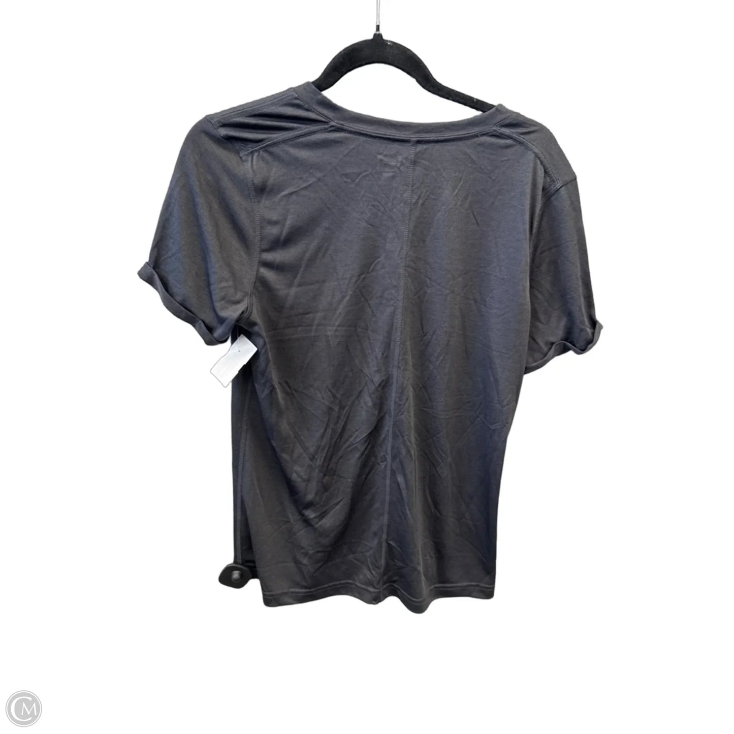 Athletic Top Short Sleeve By Athletic Works In Grey, Size: M