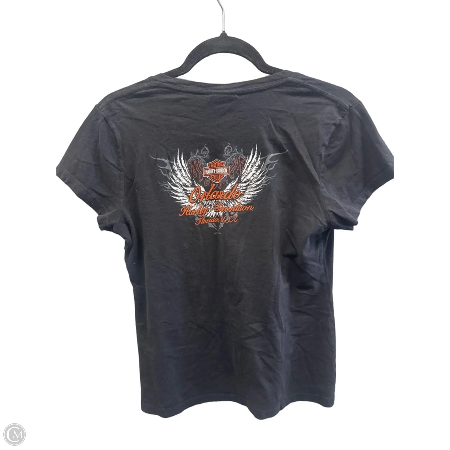 Top Short Sleeve Basic By Harley Davidson In Black, Size: M