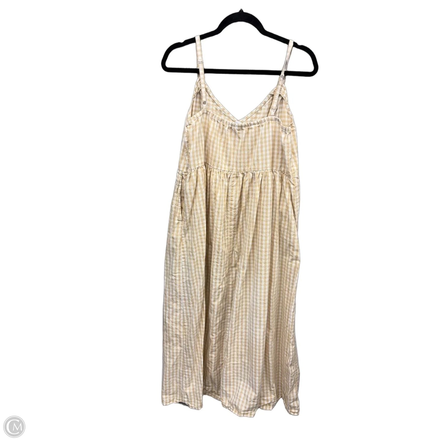 Dress Casual Maxi By Old Navy In Plaid Pattern, Size: L