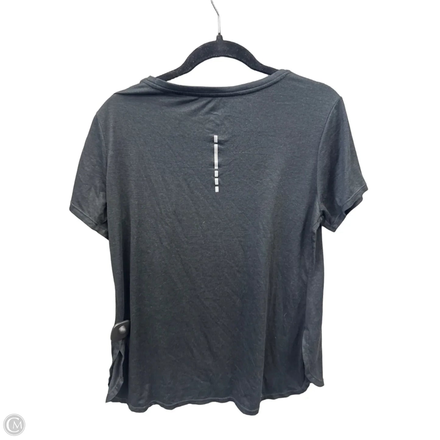 Athletic Top Short Sleeve By Avia In Black, Size: L