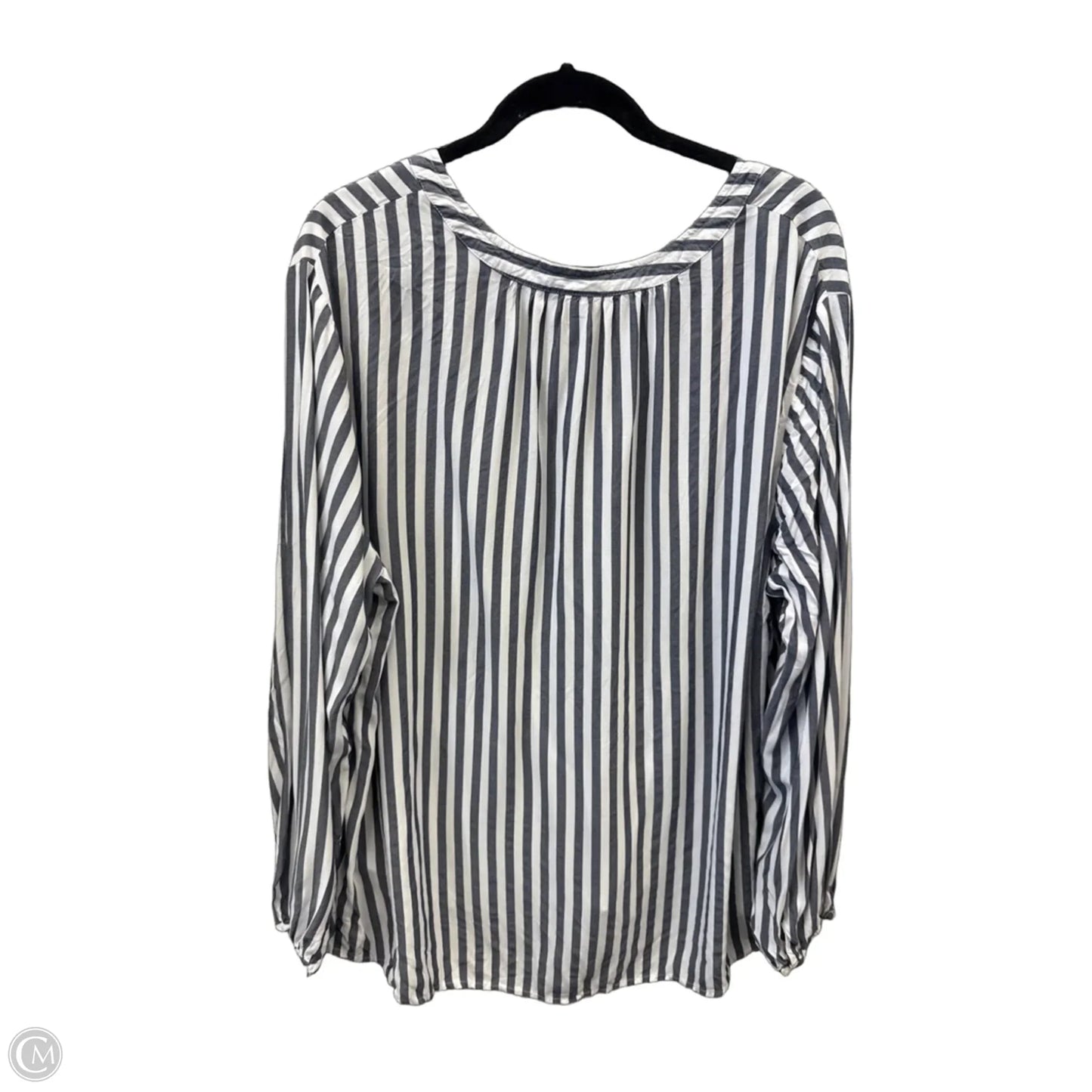 Top Long Sleeve By Old Navy In Striped Pattern, Size: Xxl