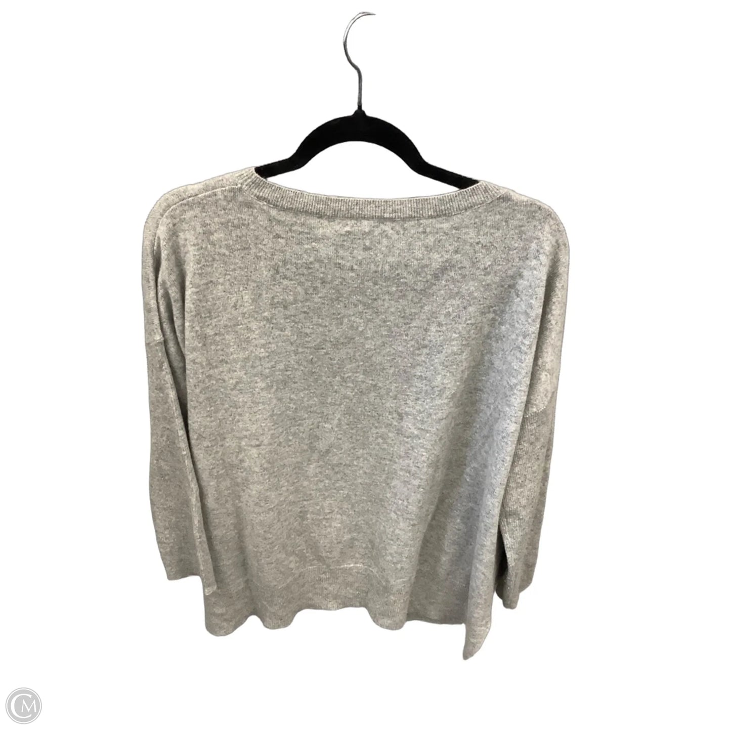 Sweater Cashmere By Clothes Mentor In Grey, Size: M