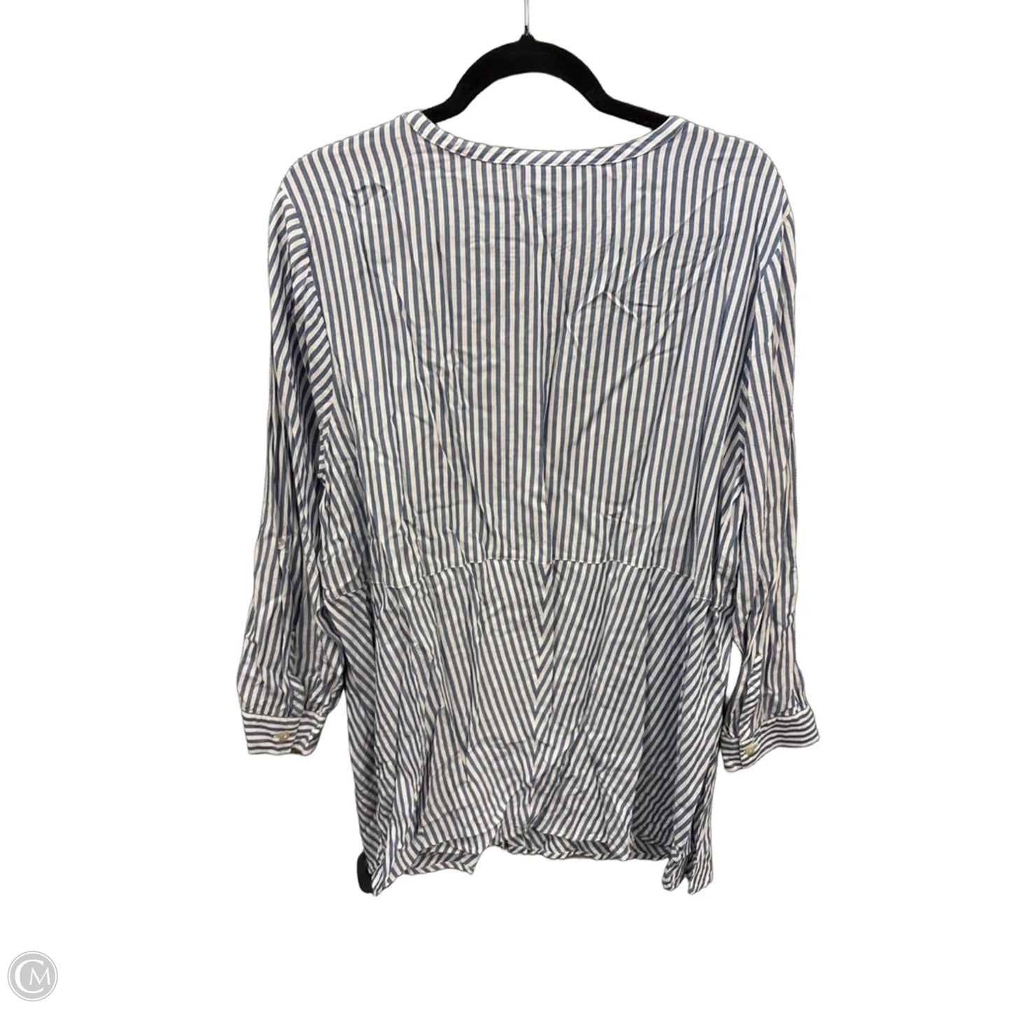 Top Long Sleeve By J. Jill In Striped Pattern, Size: 2x