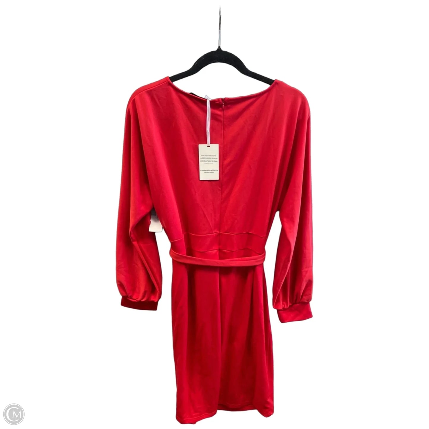 Dress Casual Short By Clothes Mentor In Red, Size: 2x