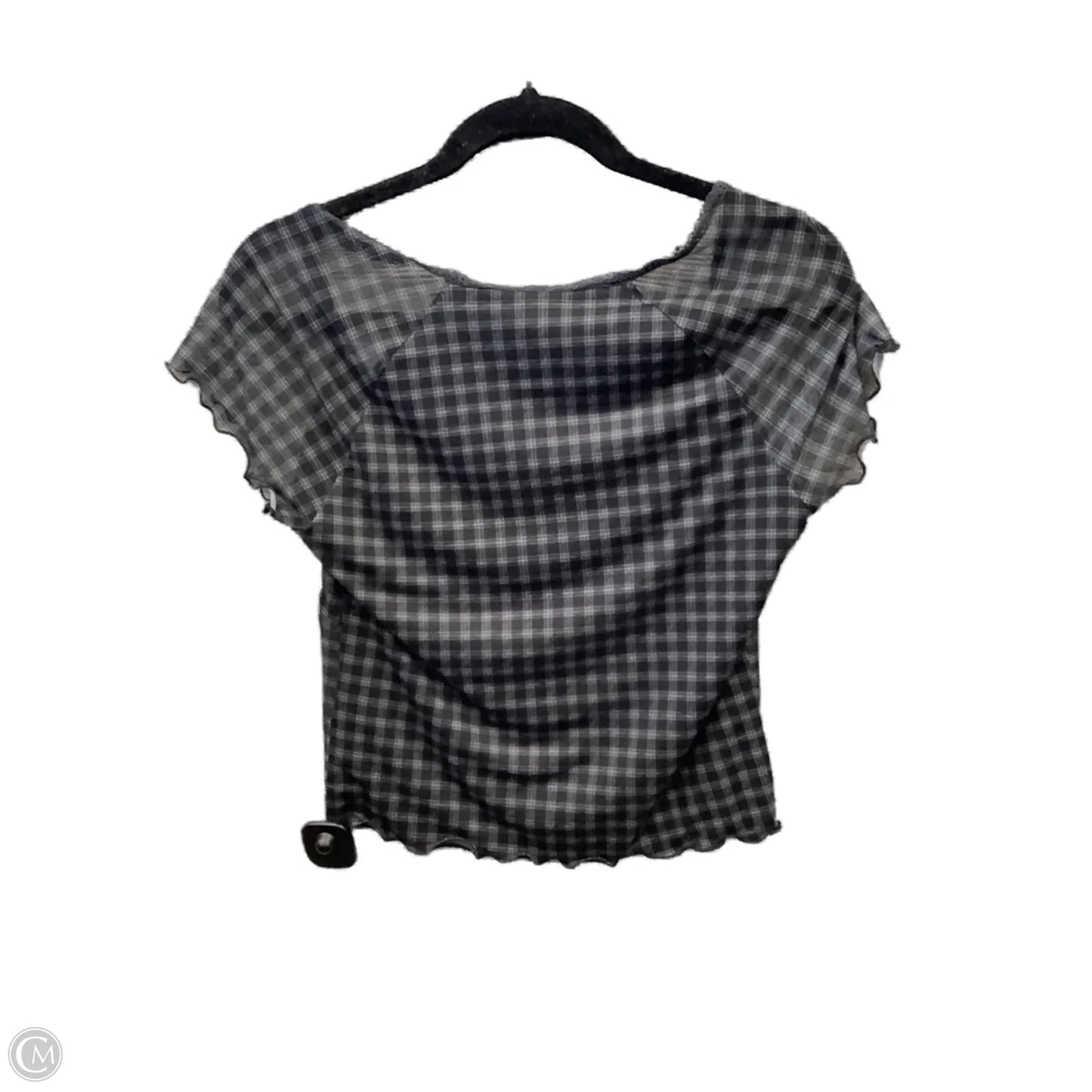 Top Short Sleeve By Divided In Black, Size: M