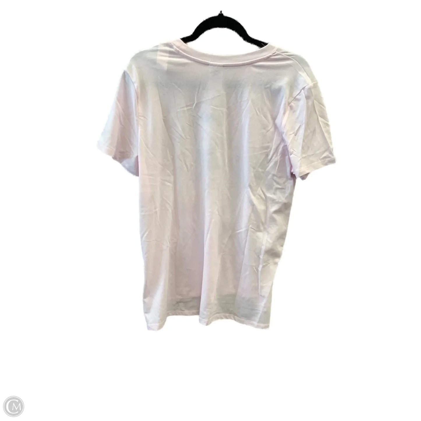 Top Short Sleeve By Disney Store In Pink, Size: L