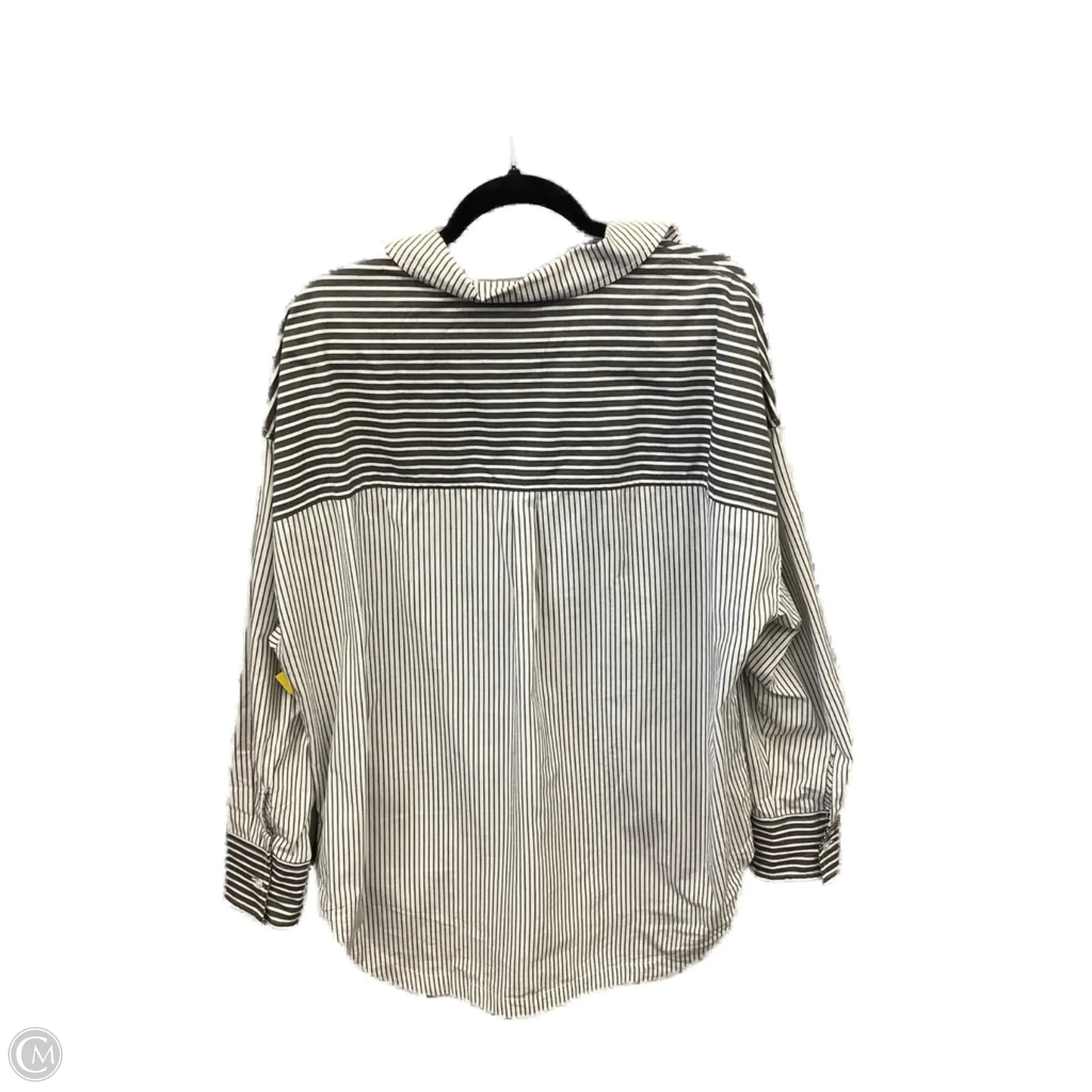 Top Long Sleeve By Steve Madden In Striped Pattern, Size: L