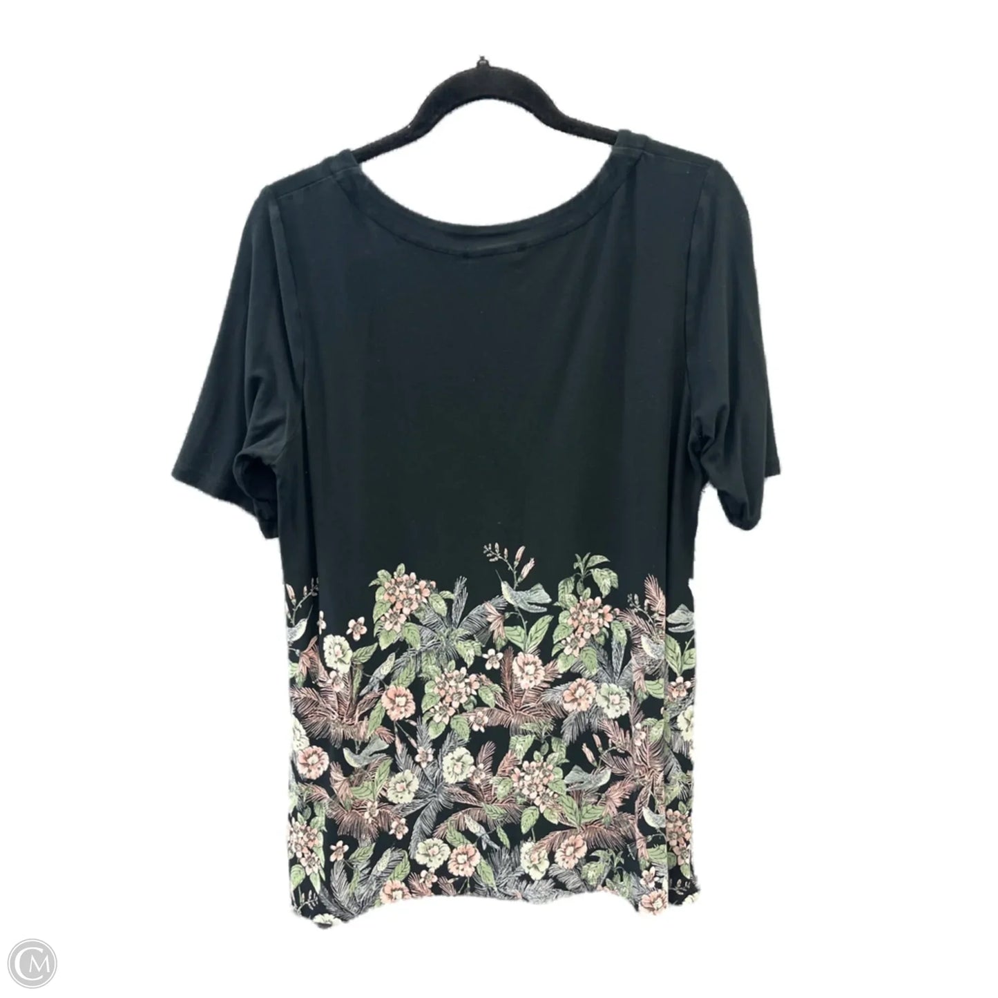 Top Short Sleeve By J. Jill In Black, Size: M