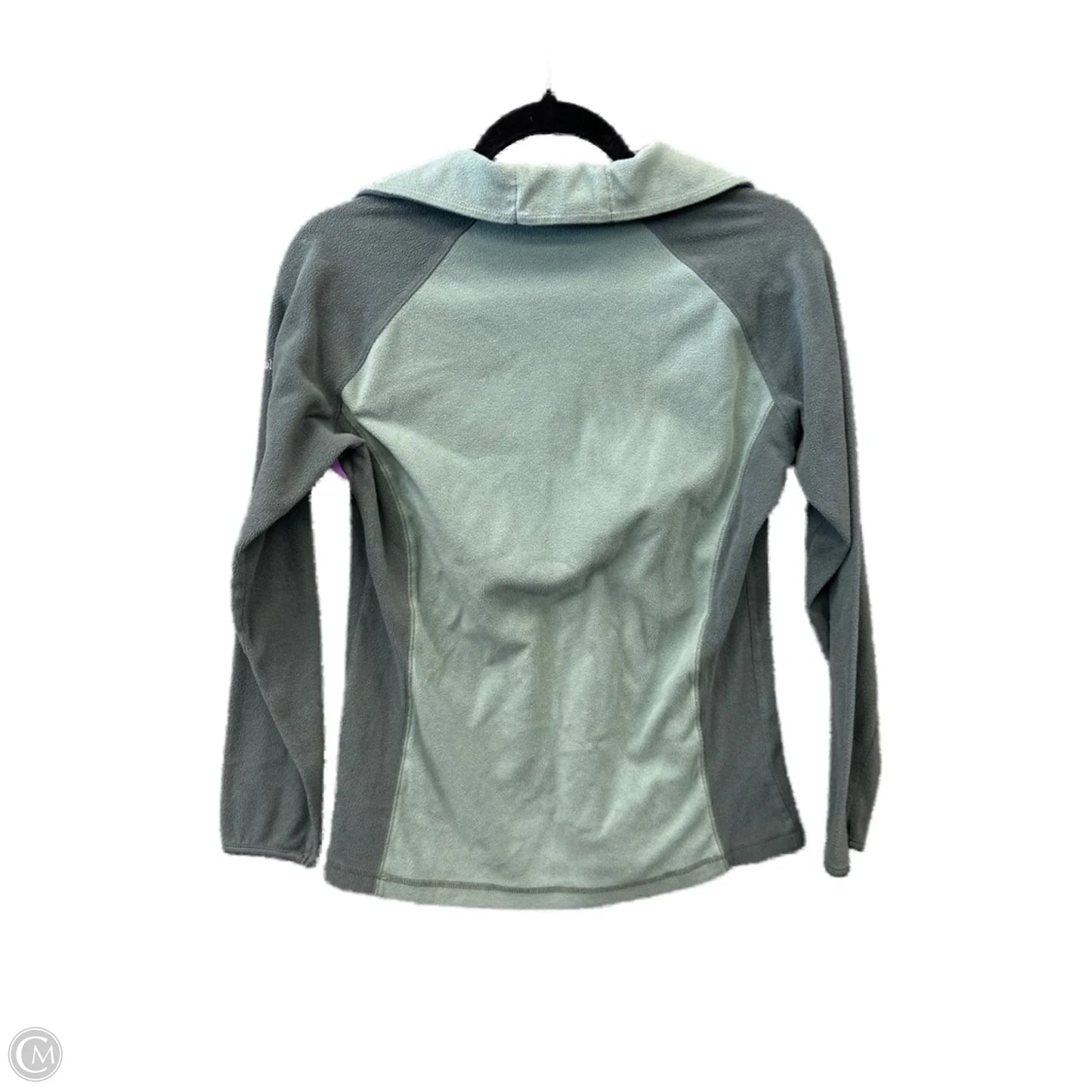 Athletic Sweatshirt Collar By Columbia In Grey, Size: M