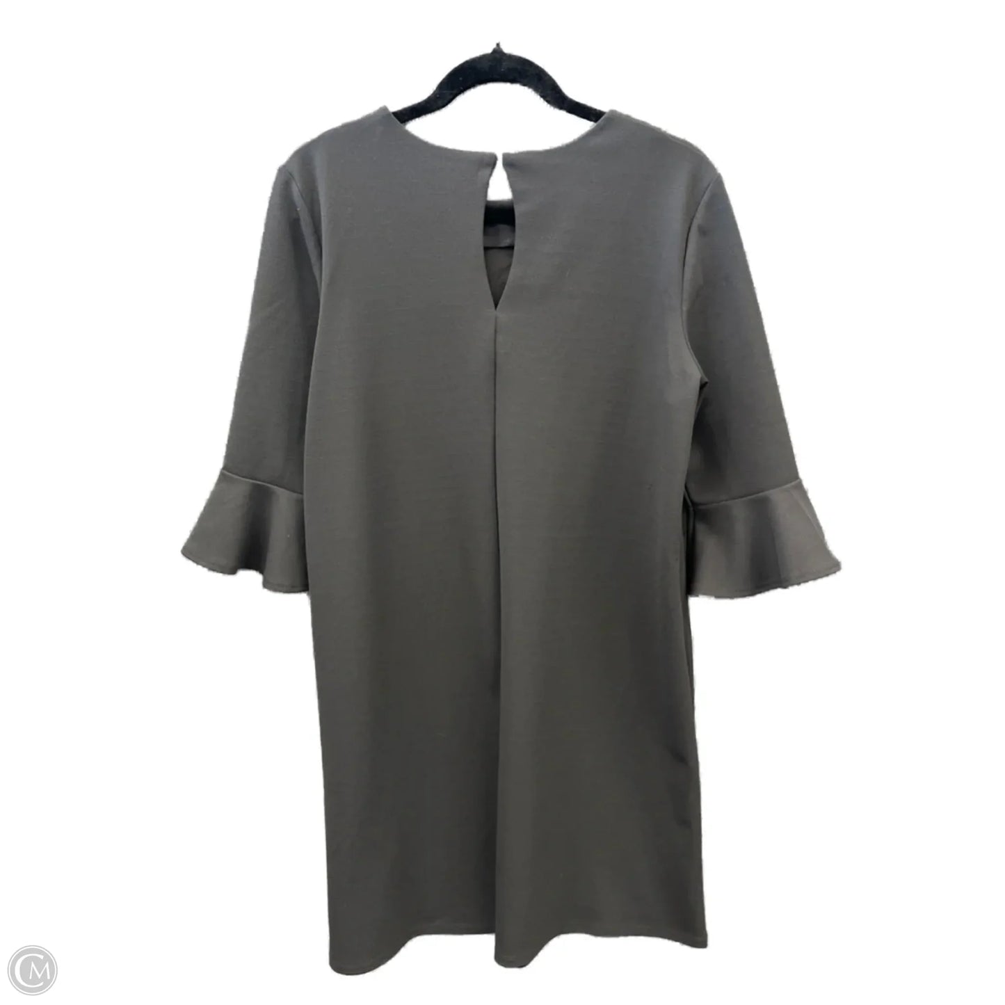 Dress Casual Midi By Abs In Grey, Size: M