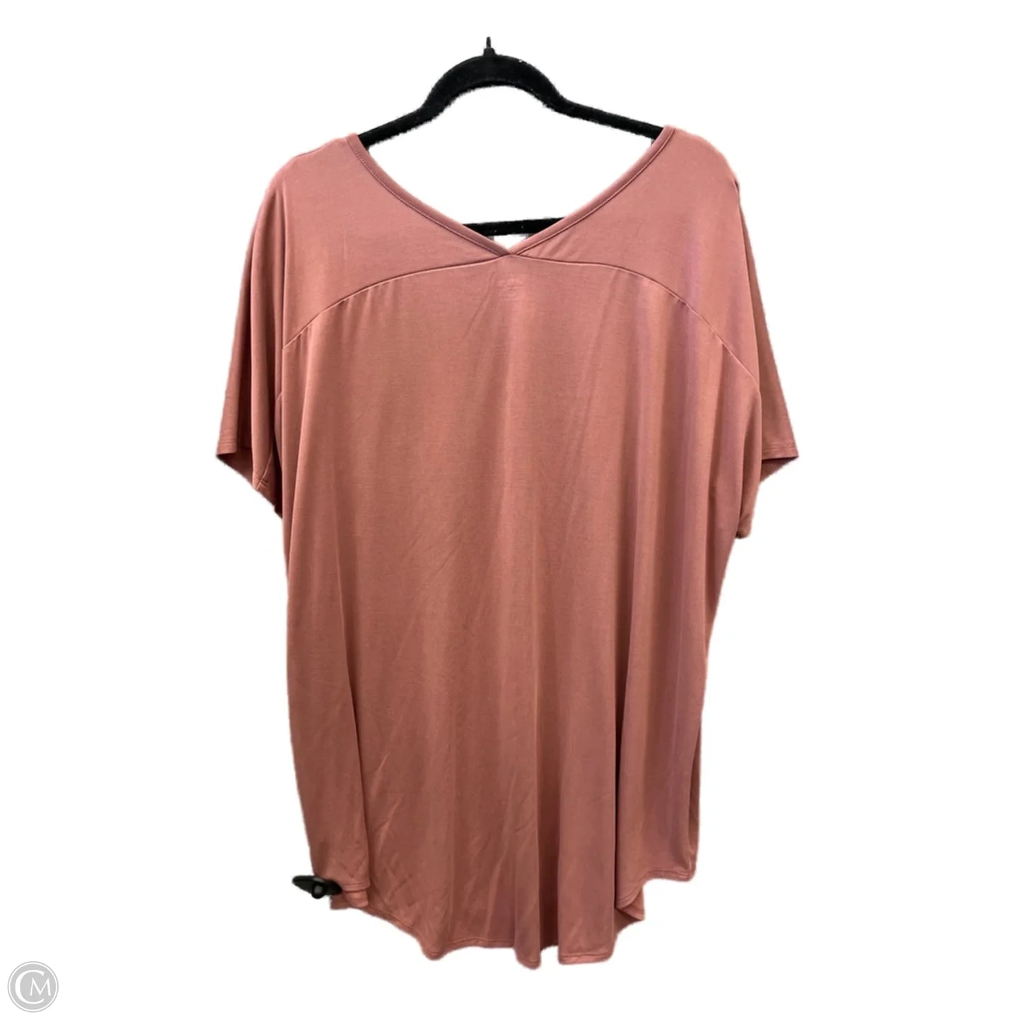 Top Short Sleeve By Ana In Pink, Size: Xxl