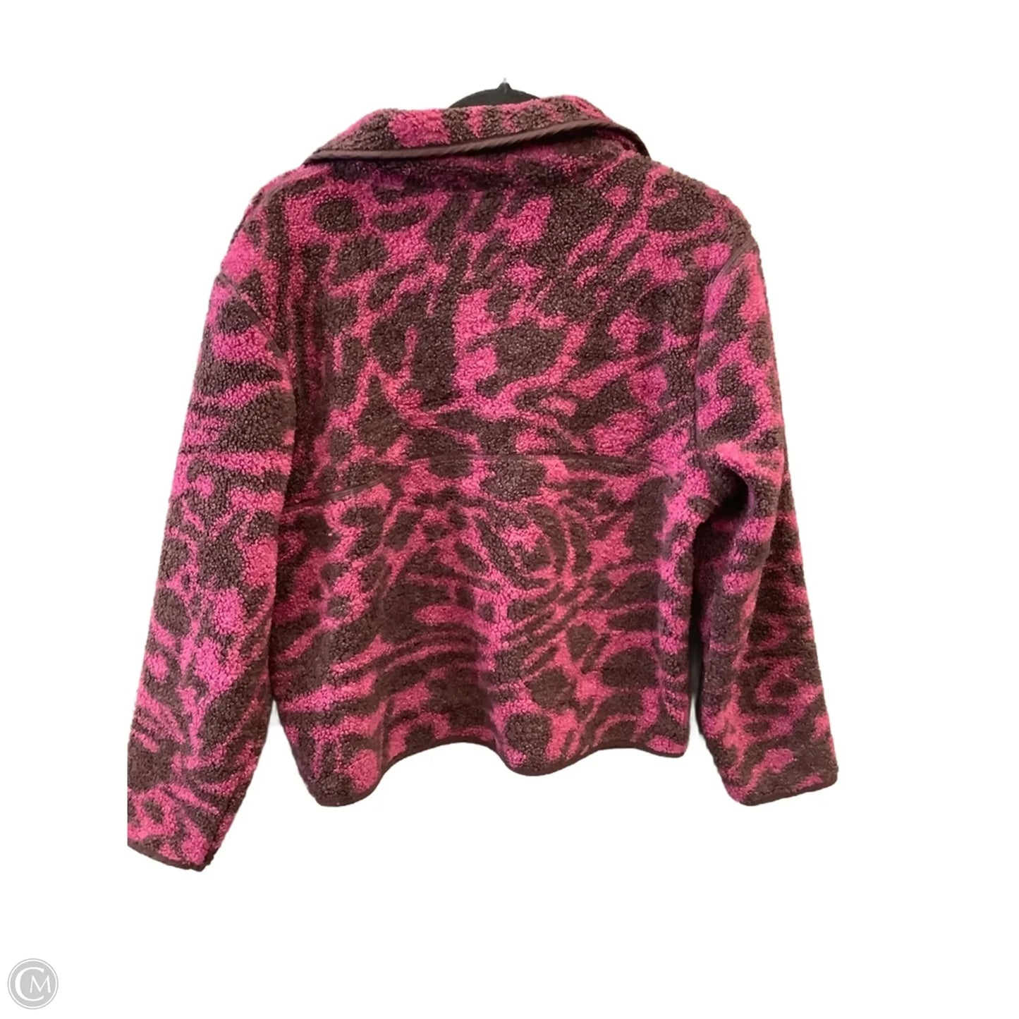 Jacket Faux Fur & Sherpa By Zella In Pink, Size: Xs