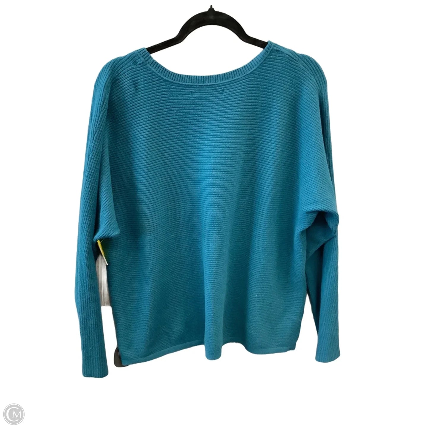 Top Long Sleeve By Apt 9 In Blue, Size: Xxl
