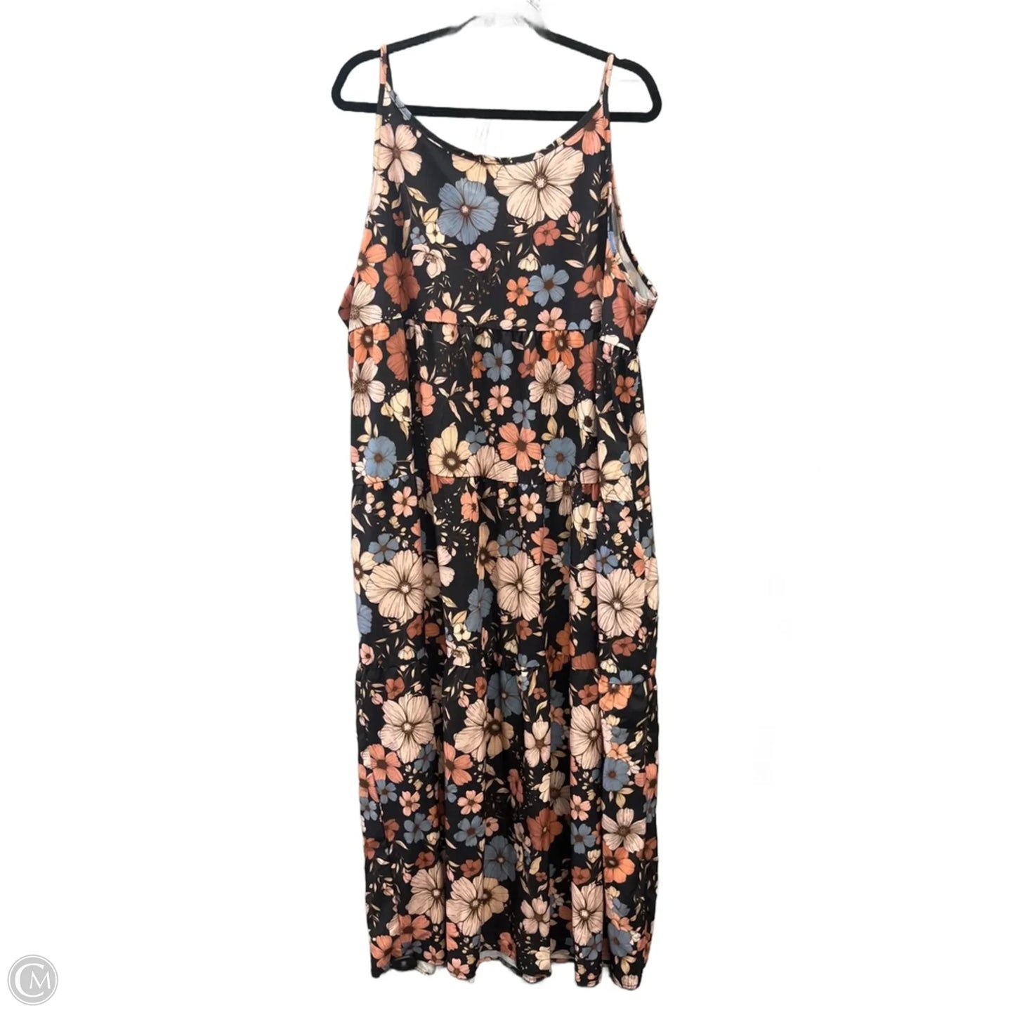 Dress Casual Maxi By Shein In Floral Print, Size: 3x