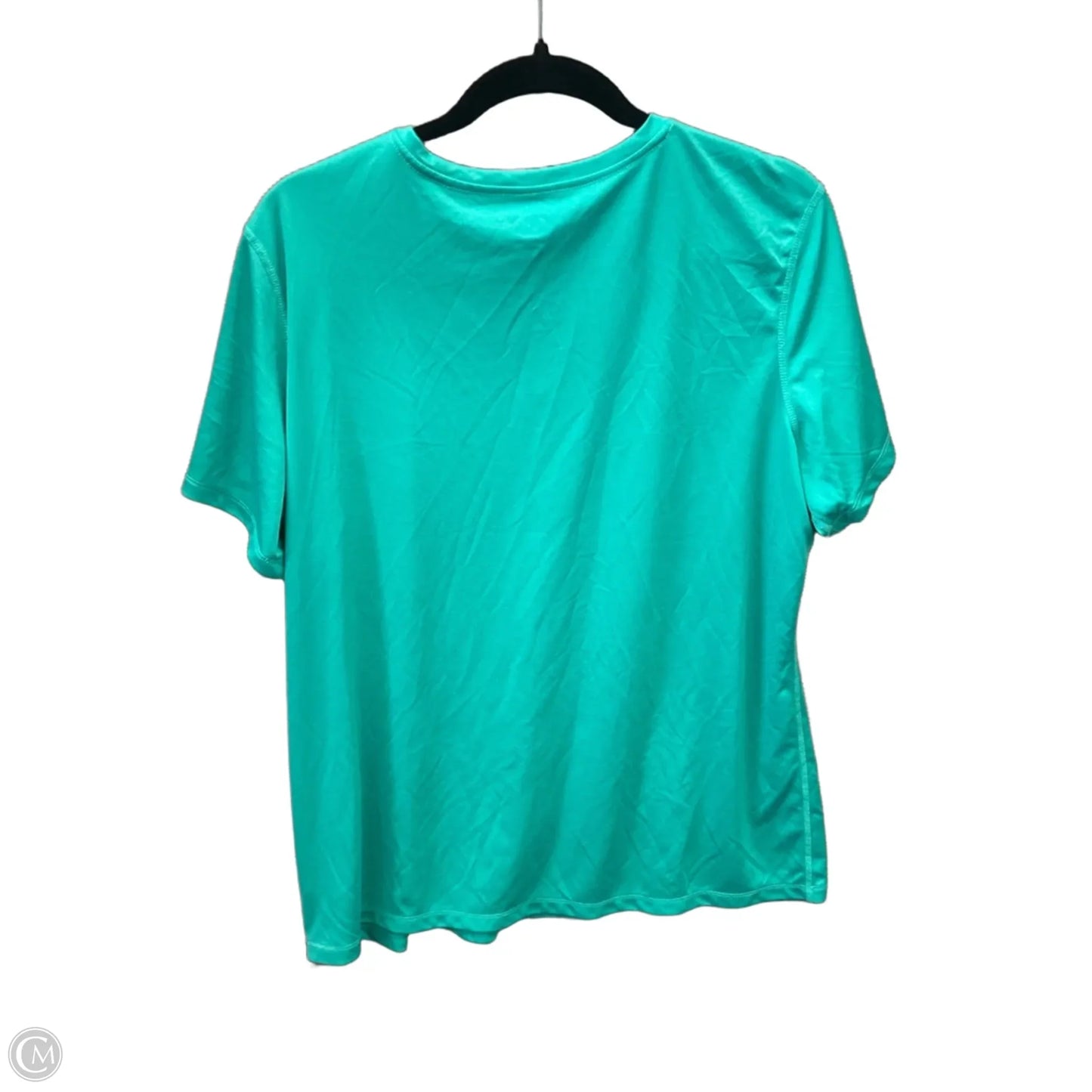 Athletic Top Short Sleeve By Athletic Works In Green, Size: Xl