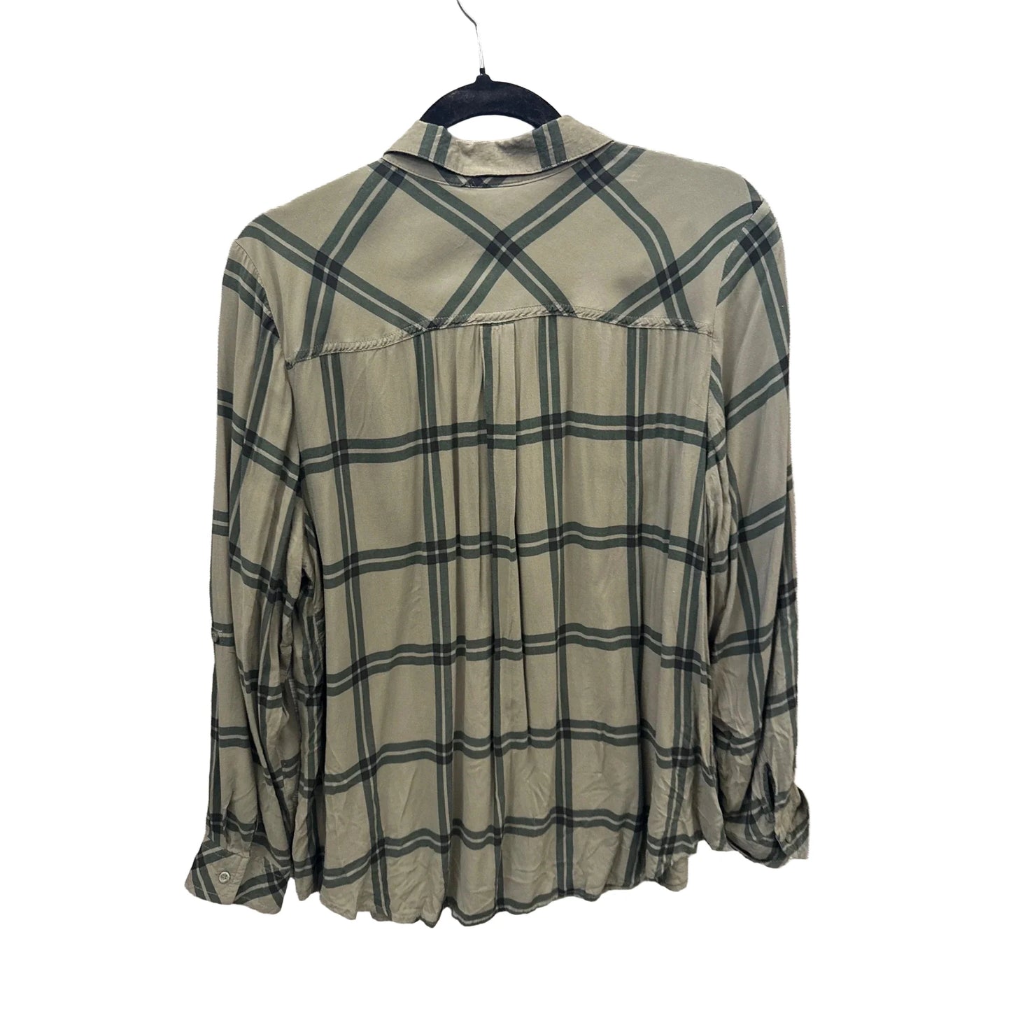 Top Long Sleeve By Ana In Green, Size: 1x