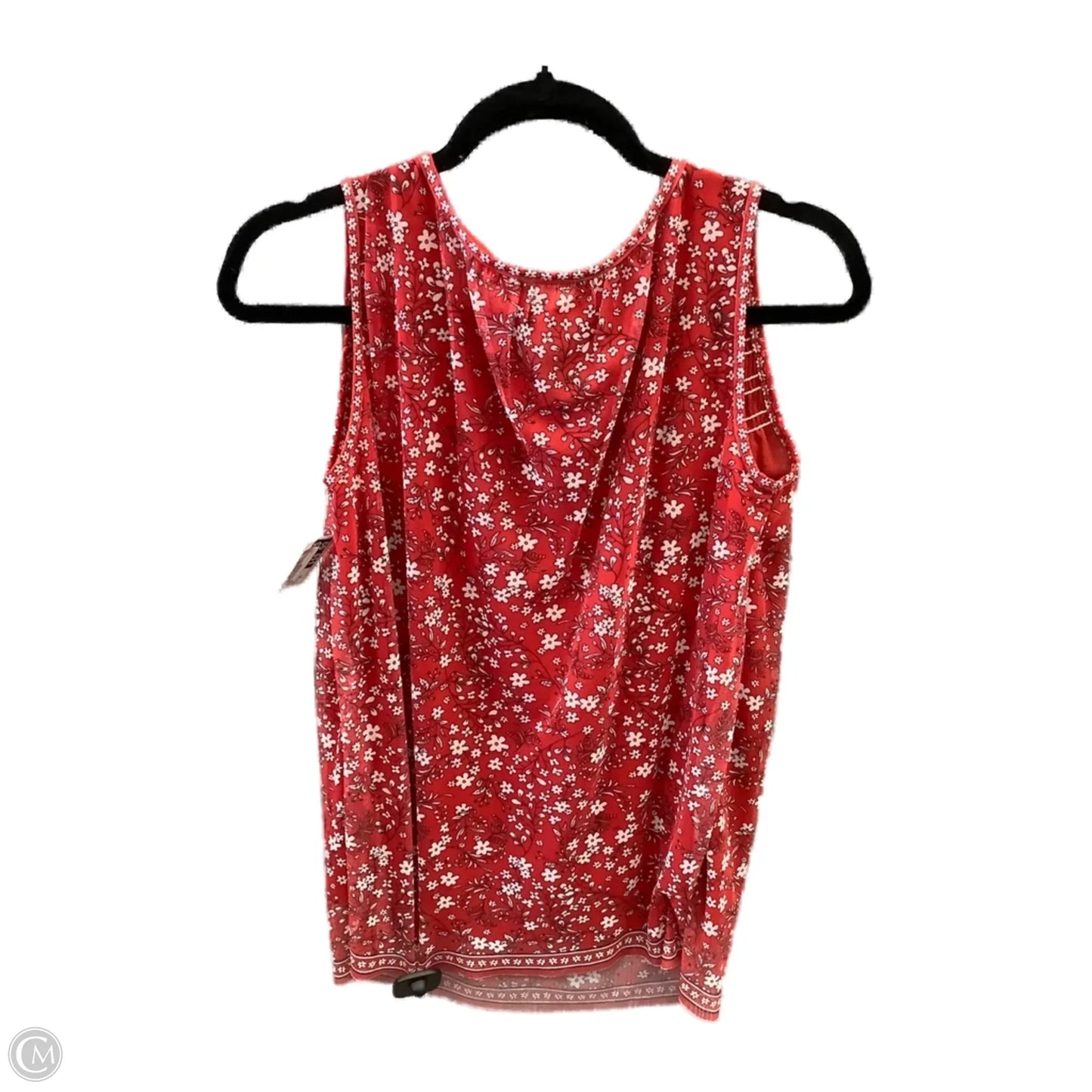 Top Sleeveless By Max Studio In Red, Size: Xs