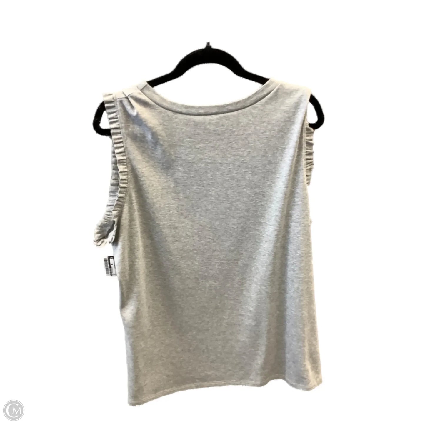 Top Sleeveless By Sew In Love In Grey, Size: 2x