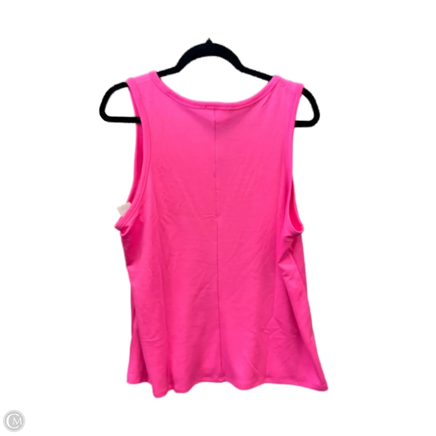 Top Sleeveless By Andree By Unit In Pink, Size: L
