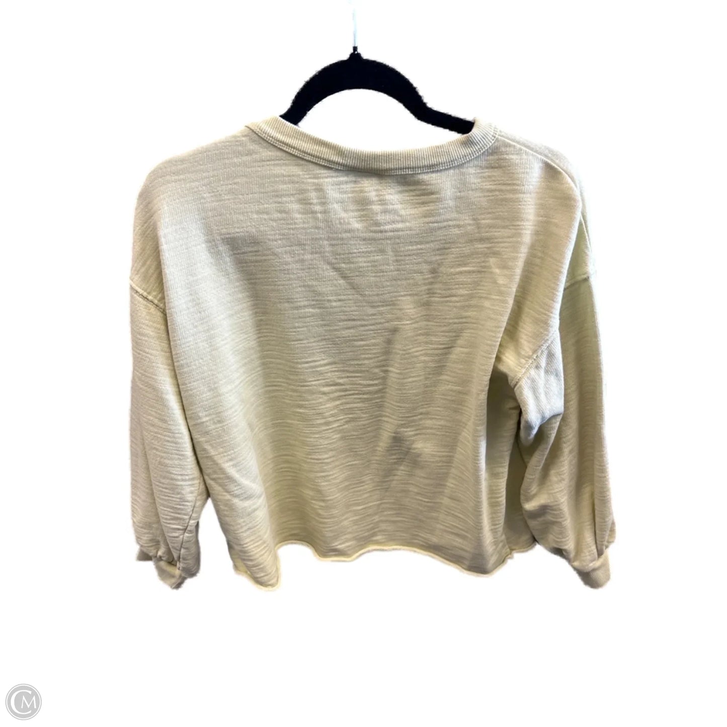 Sweatshirt Crewneck By Universal Thread In Yellow, Size: M