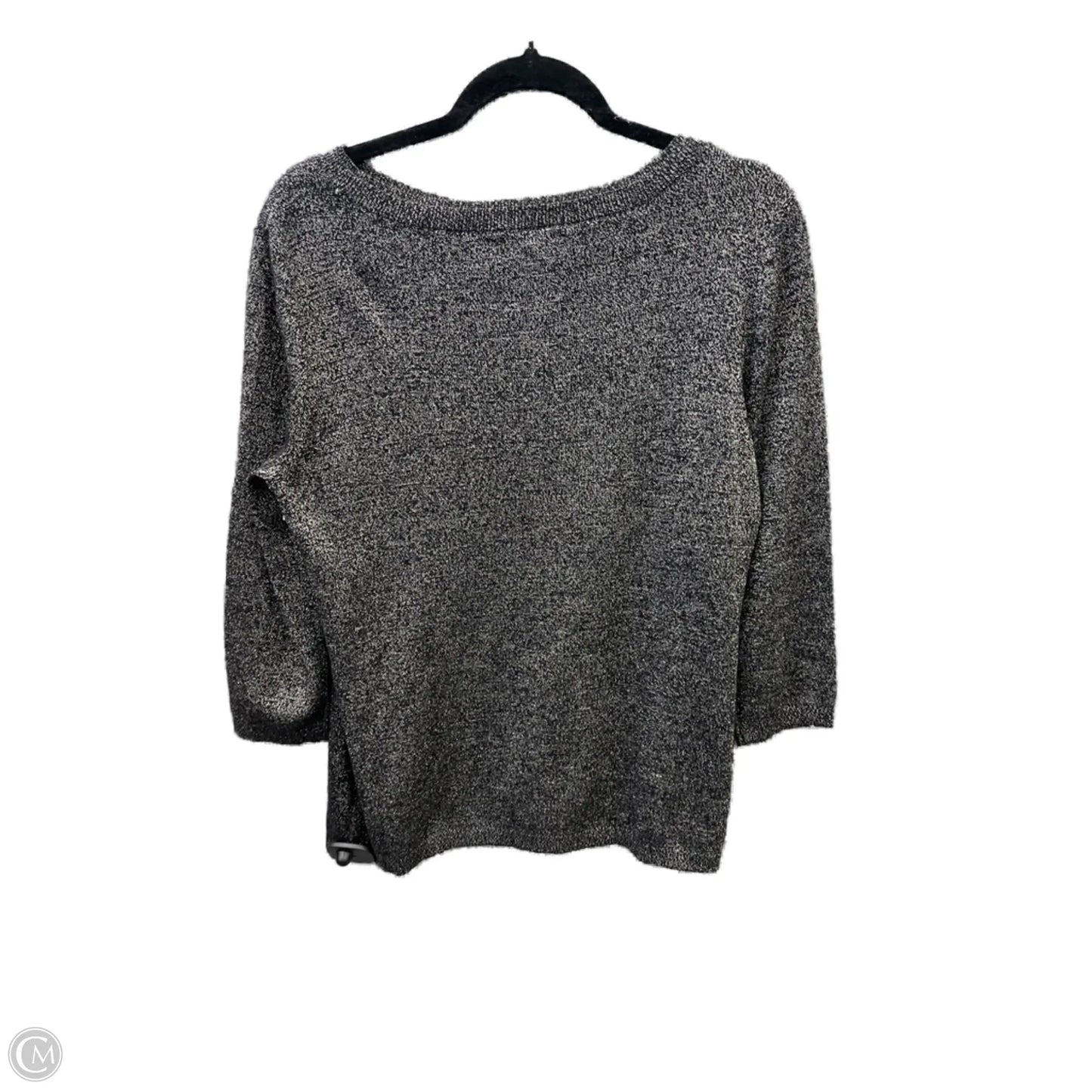 Top Long Sleeve By Liz Claiborne In Grey, Size: M