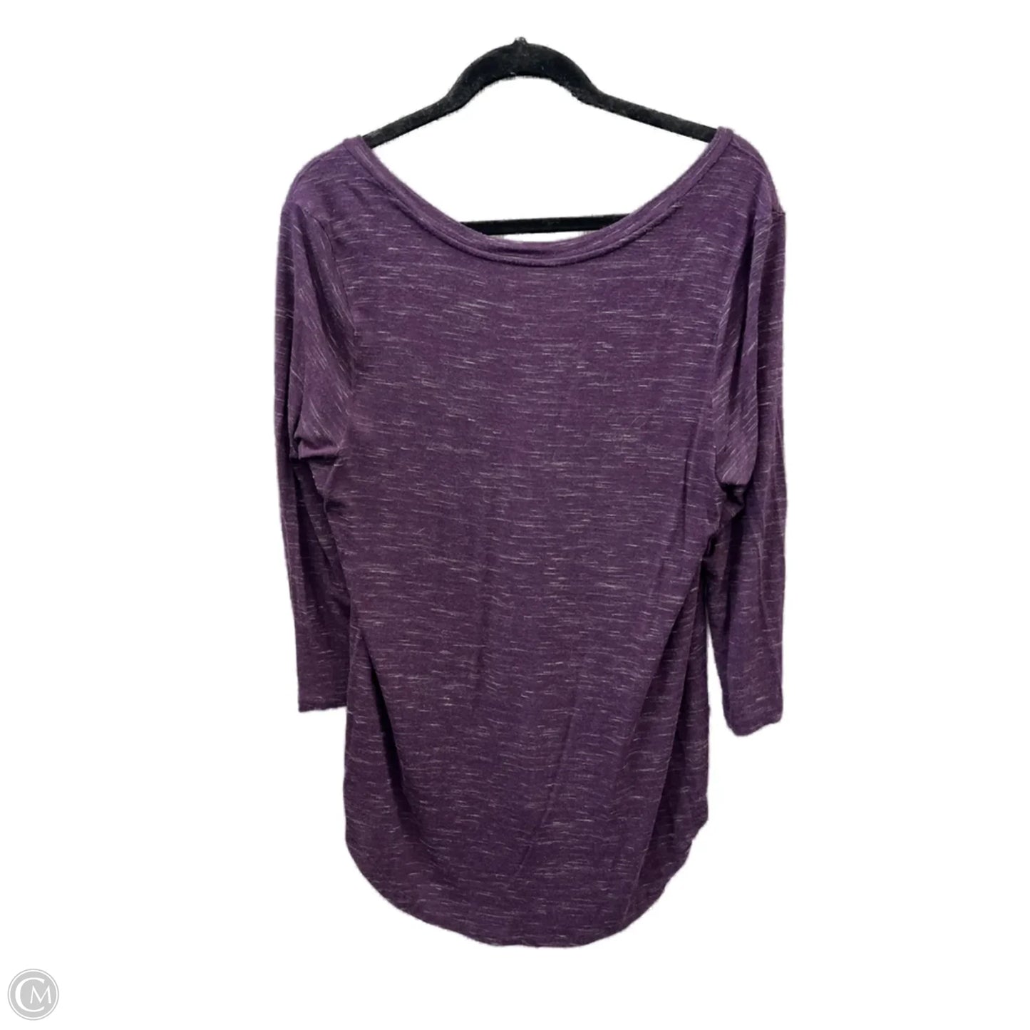 Top Long Sleeve By Merona In Purple, Size: L