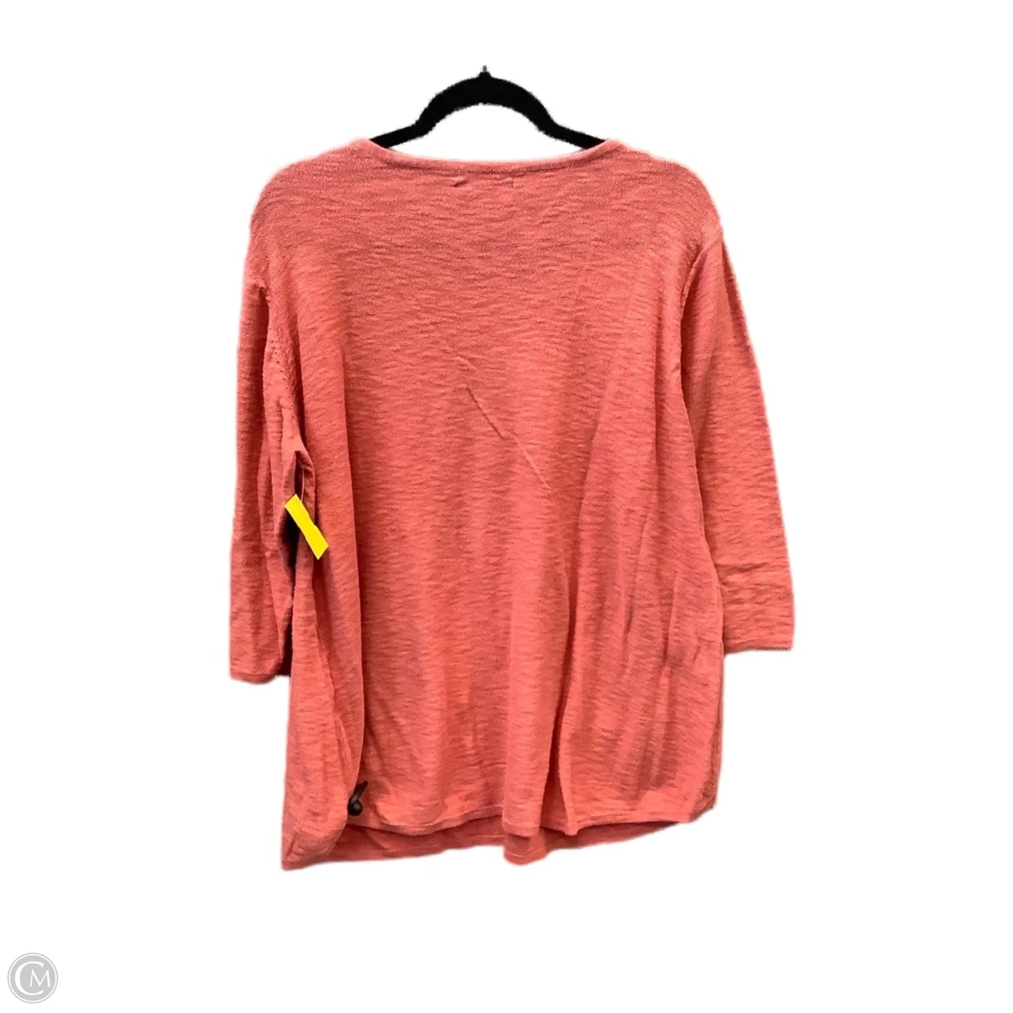 Top 3/4 Sleeve By Cj Banks In Pink, Size: 1x