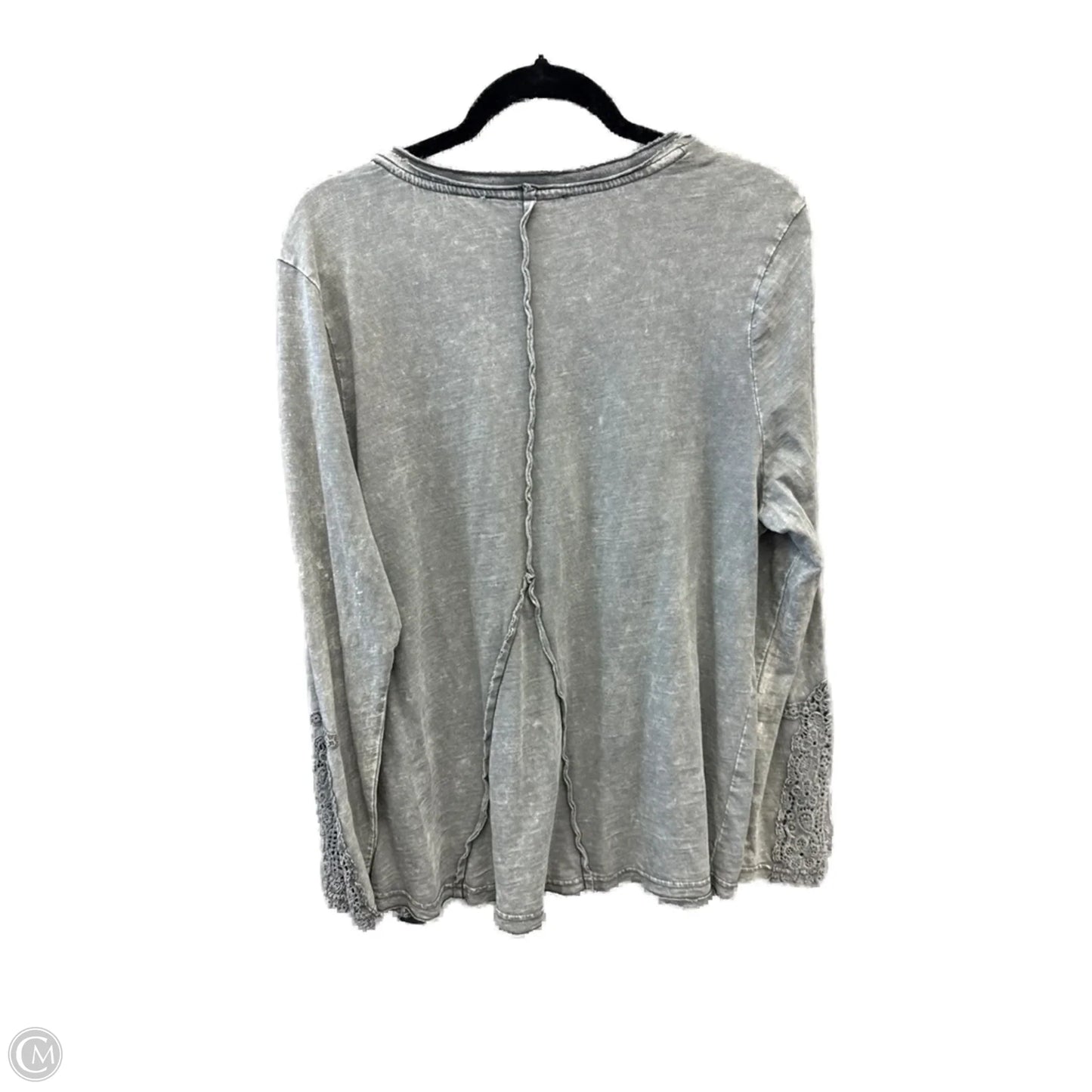 Top Long Sleeve By Soft Surroundings In Grey, Size: Xl