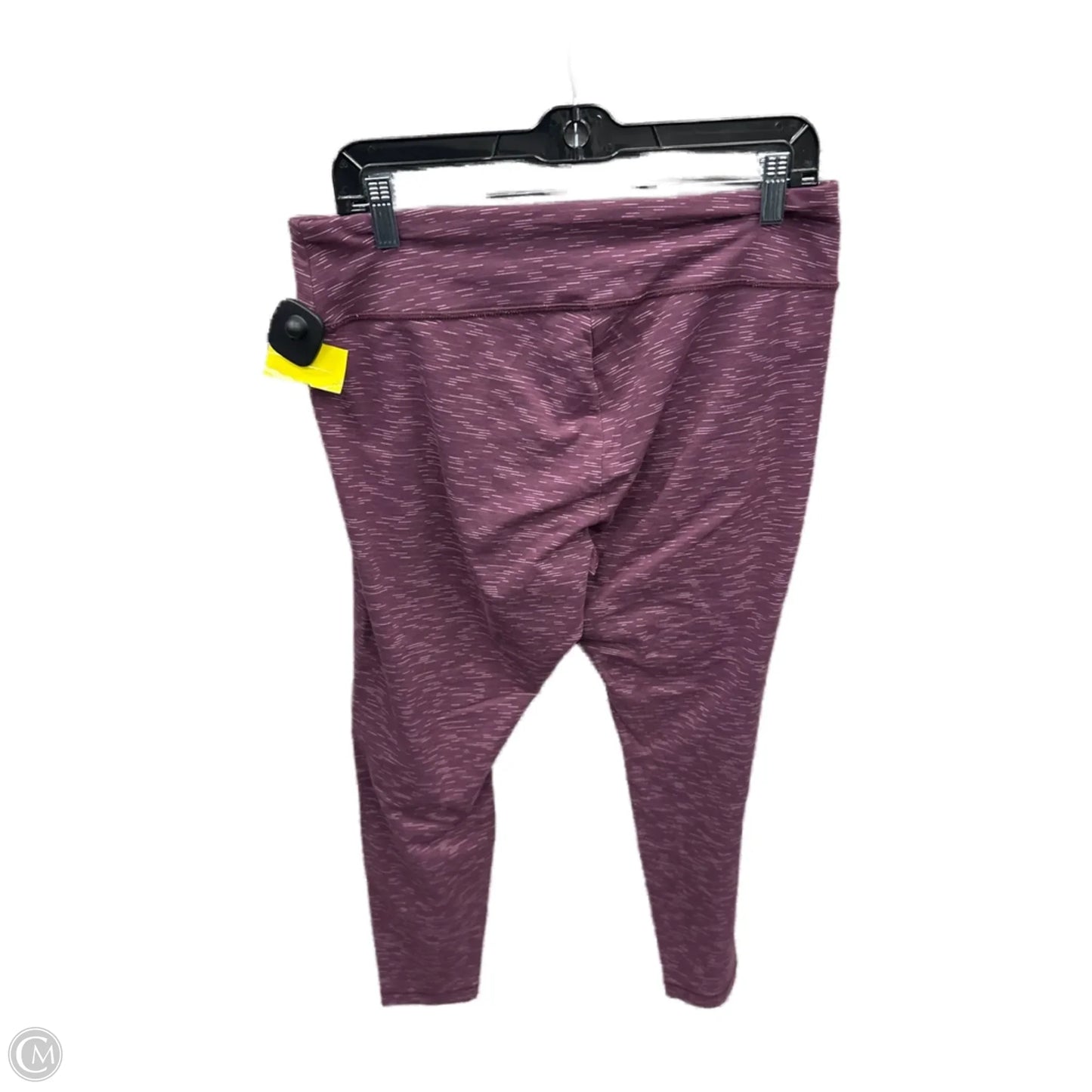 Athletic Leggings By Duluth Trading In Purple, Size: L