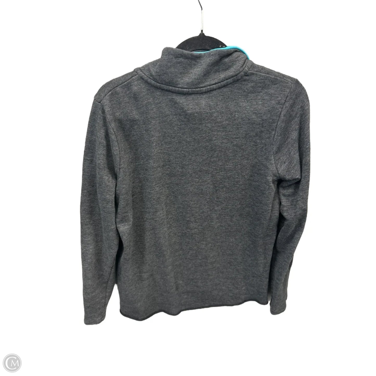Sweatshirt Crewneck By Pink In Blue & Grey, Size: S