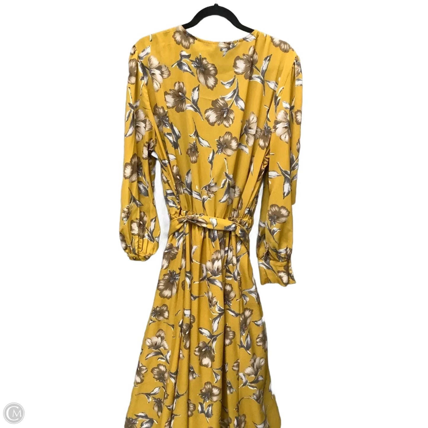 Dress Casual Maxi By Shein In Yellow, Size: 2x