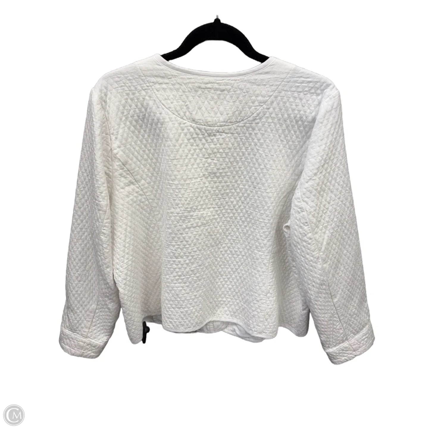 Jacket Other By Isaac Mizrahi Live Qvc In White, Size: L