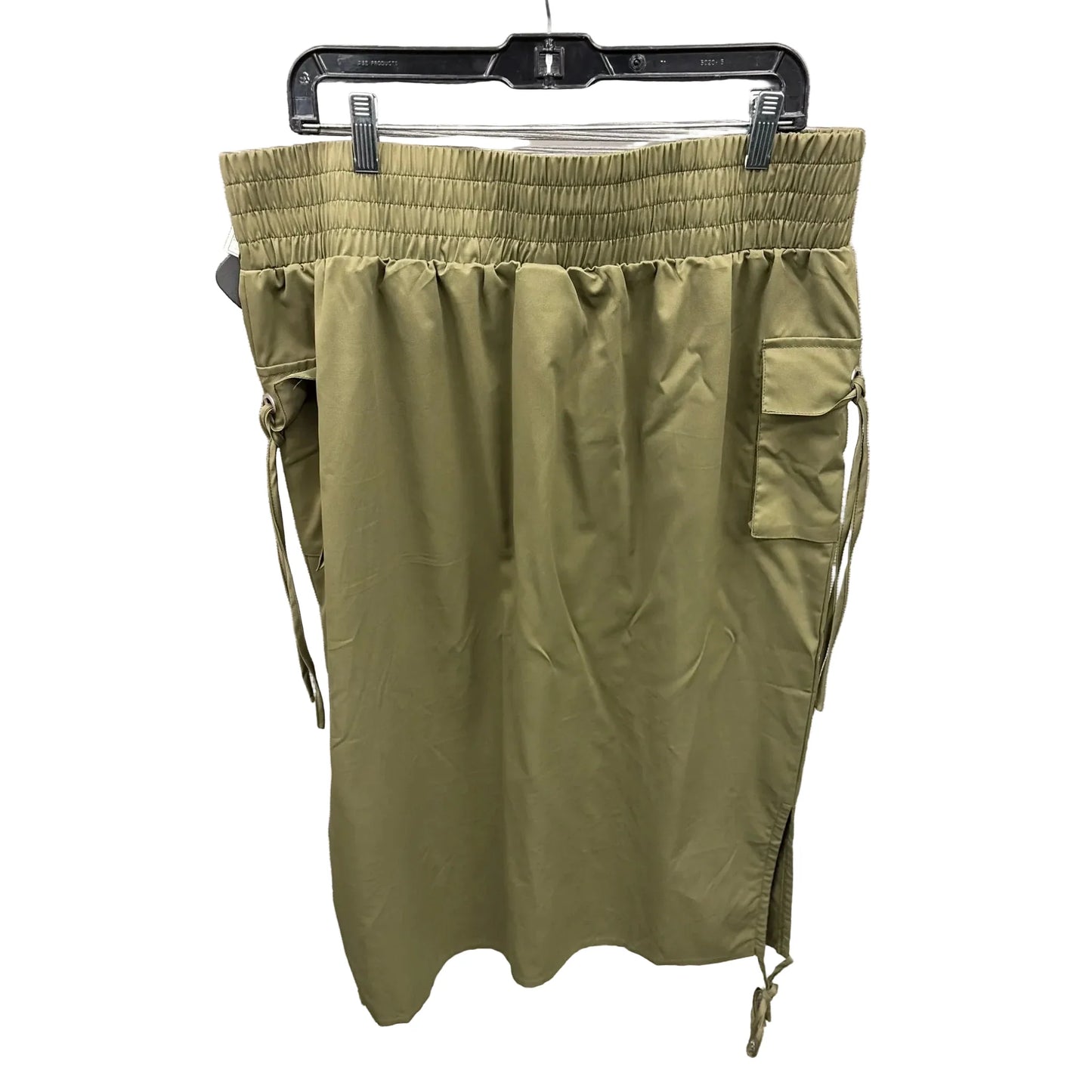 Skirt Maxi By Shein In Green, Size: 22